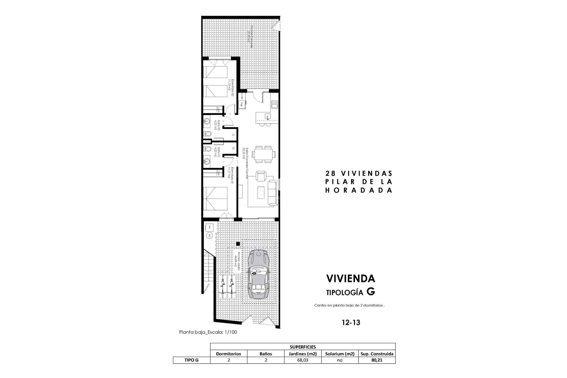 Neue Gebäude - Bungalow -
Pilar de la Horadada - pueblo
