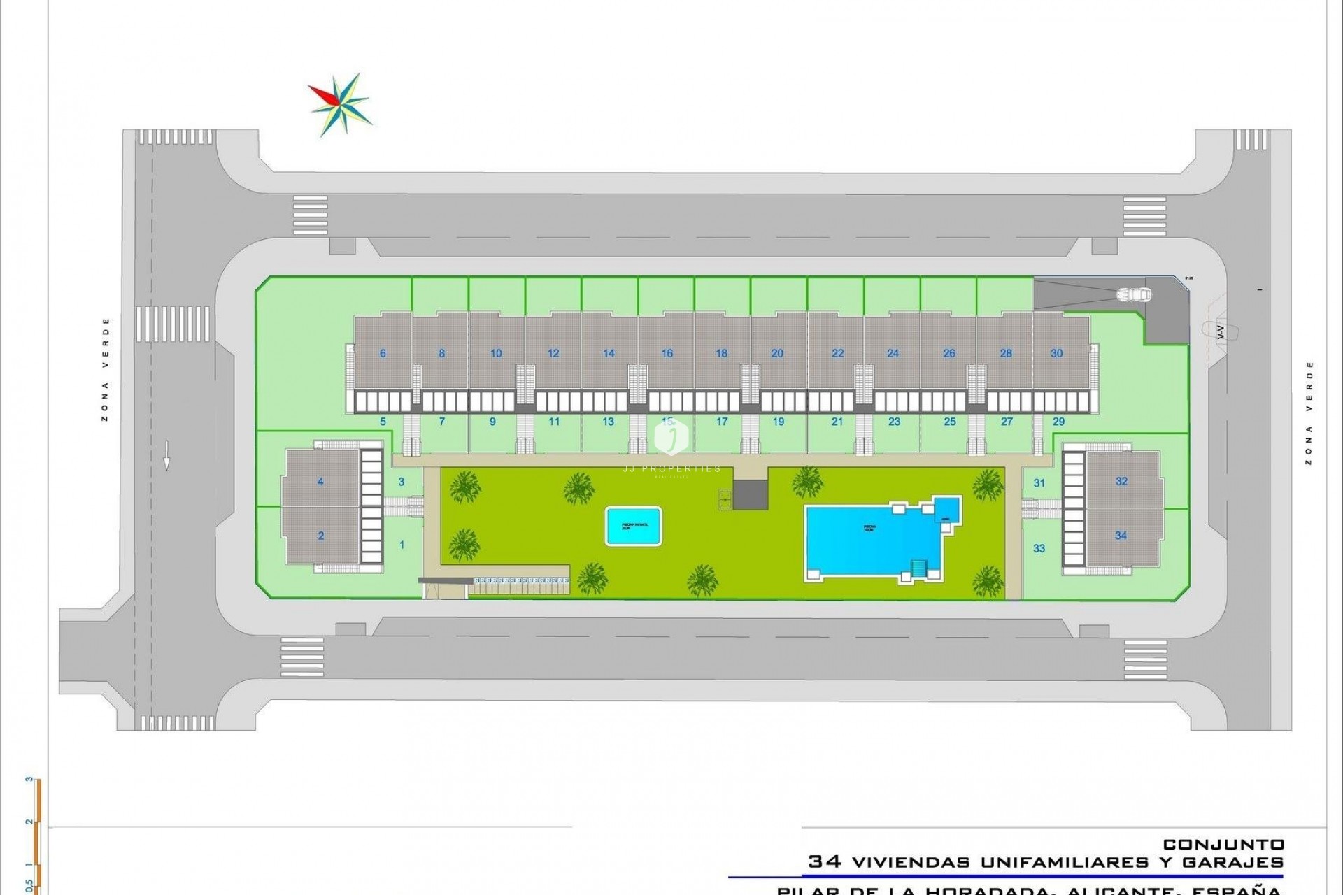 Neue Gebäude - Bungalow -
Pilar de la Horadada - pueblo