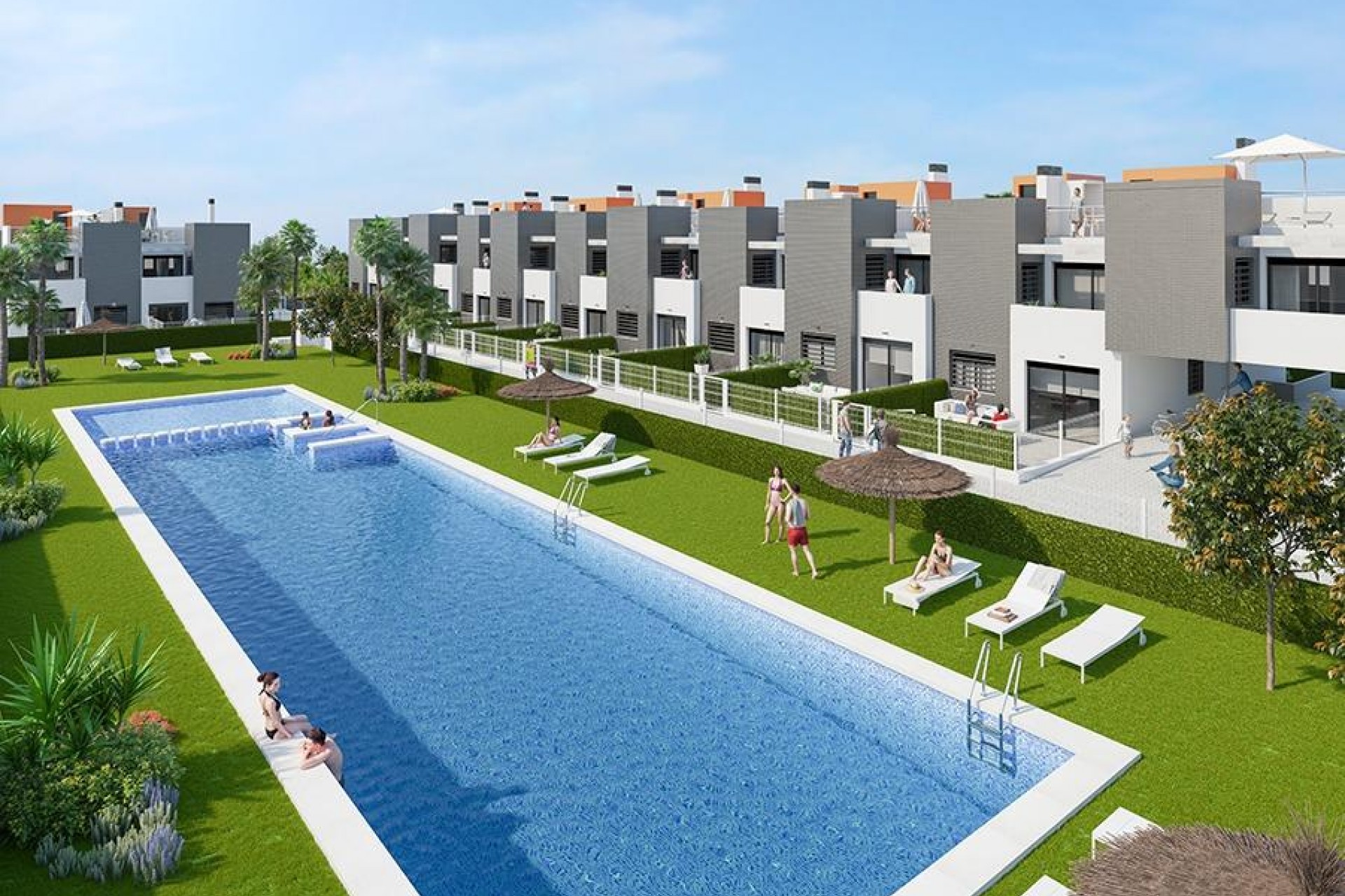 Neue Gebäude - Chalet -
Torrevieja - aguas nuevas