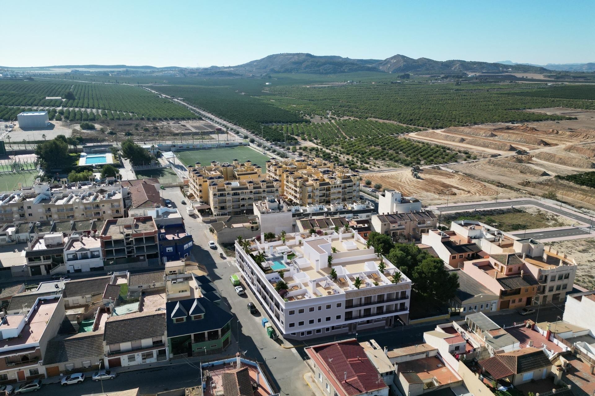 Neue Gebäude - Penthouse -
Algorfa - Pueblo