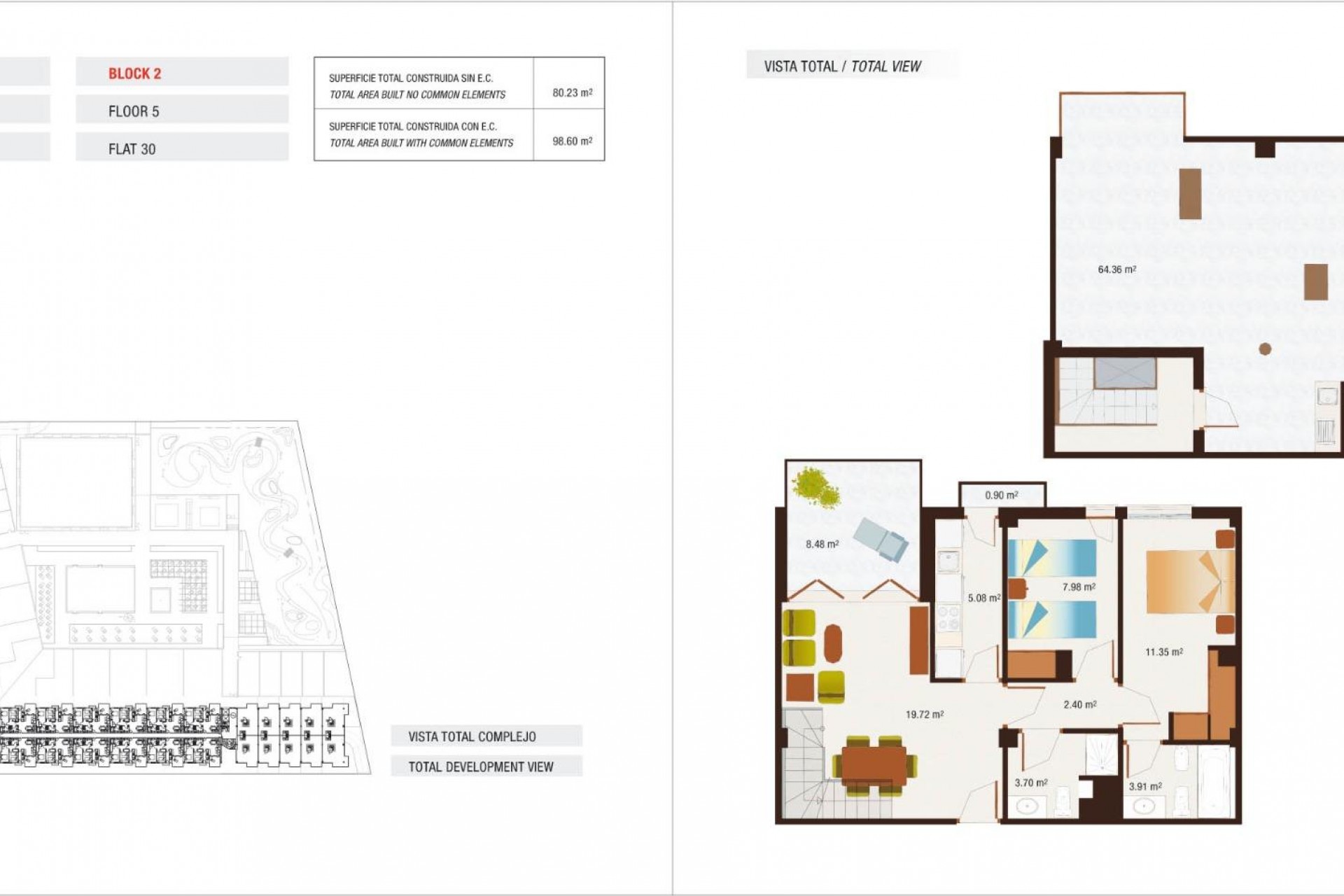 Neue Gebäude - Penthouse -
Archena - Rio Segura