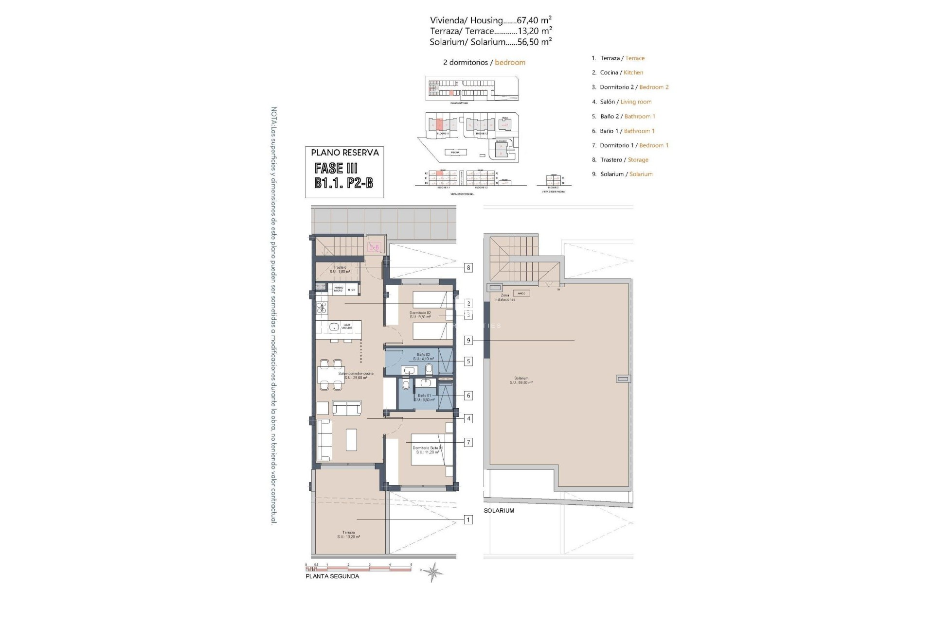 Neue Gebäude - Penthouse -
Los Alcazares - La Serena Golf