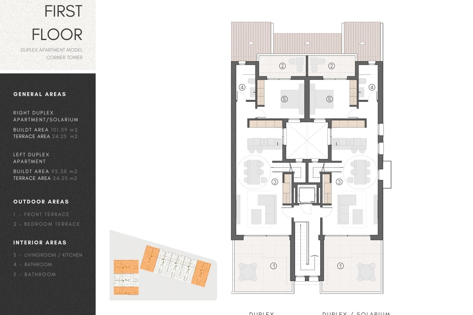 Neue Gebäude - Penthouse -
Los Alcazares - Serena Golf