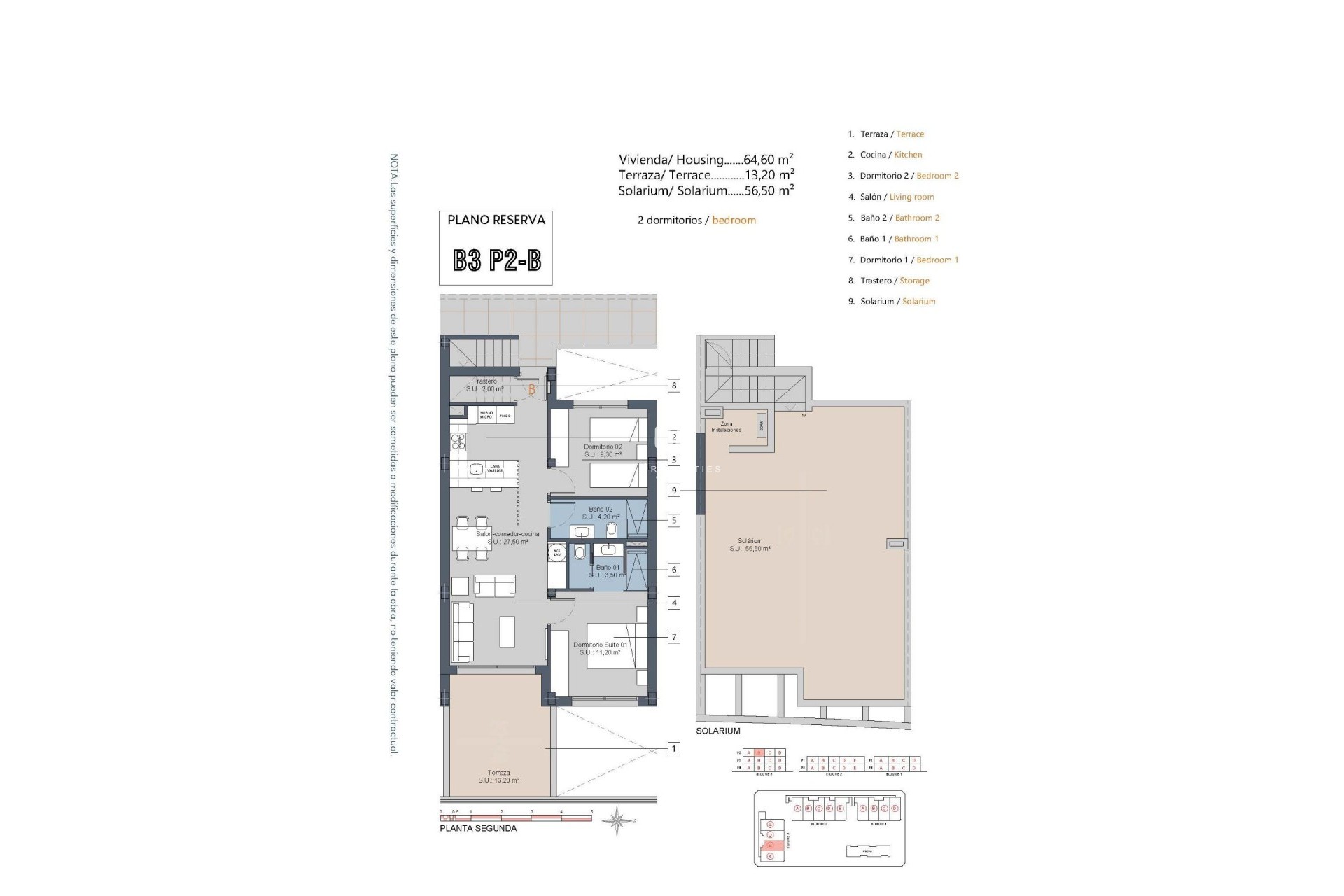 Neue Gebäude - Penthouse -
Los Alcazares - Serena Golf