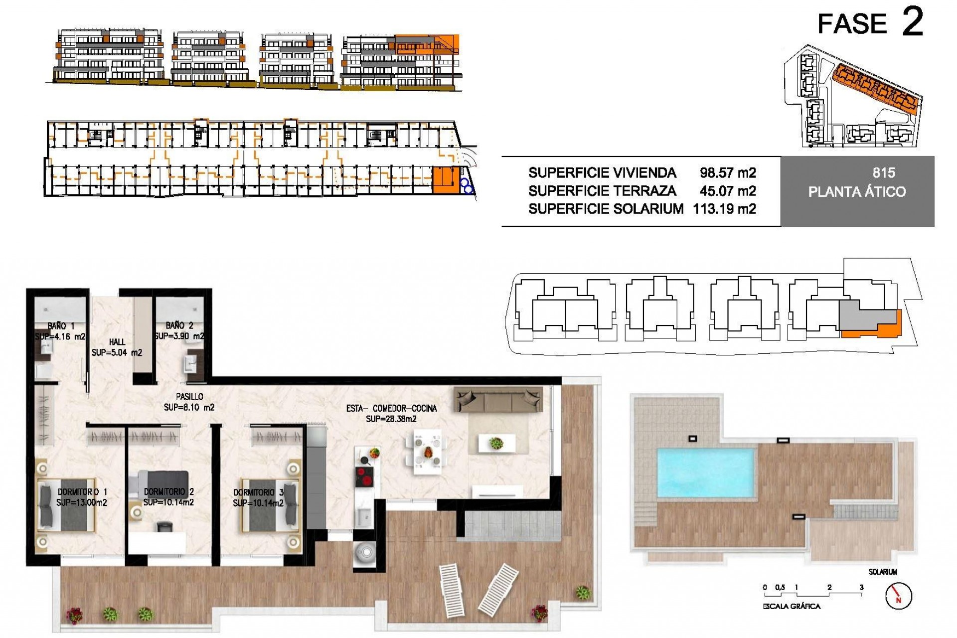 Neue Gebäude - Penthouse -
Orihuela Costa - Playa Flamenca