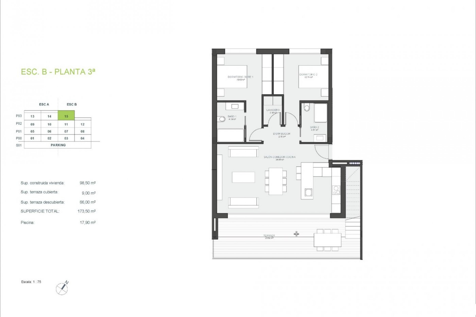 Neue Gebäude - Penthouse -
Orihuela - Las Colinas Golf