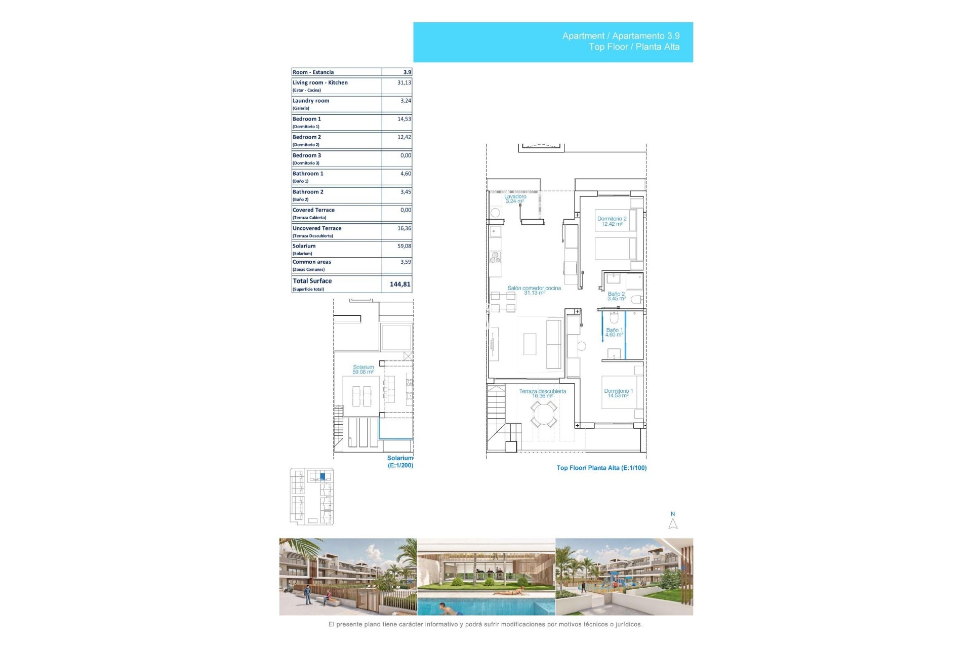 Neue Gebäude - Penthouse -
Pilar de la Horadada - Playa de las Higuericas