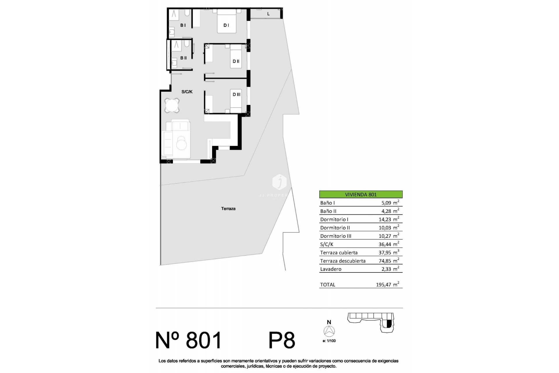 Neue Gebäude - Penthouse -
San Miguel de Salinas - Pueblo