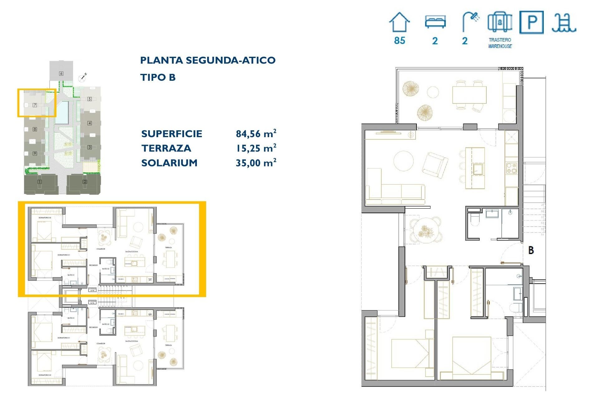 Neue Gebäude - Penthouse -
San Pedro del Pinatar - Pueblo