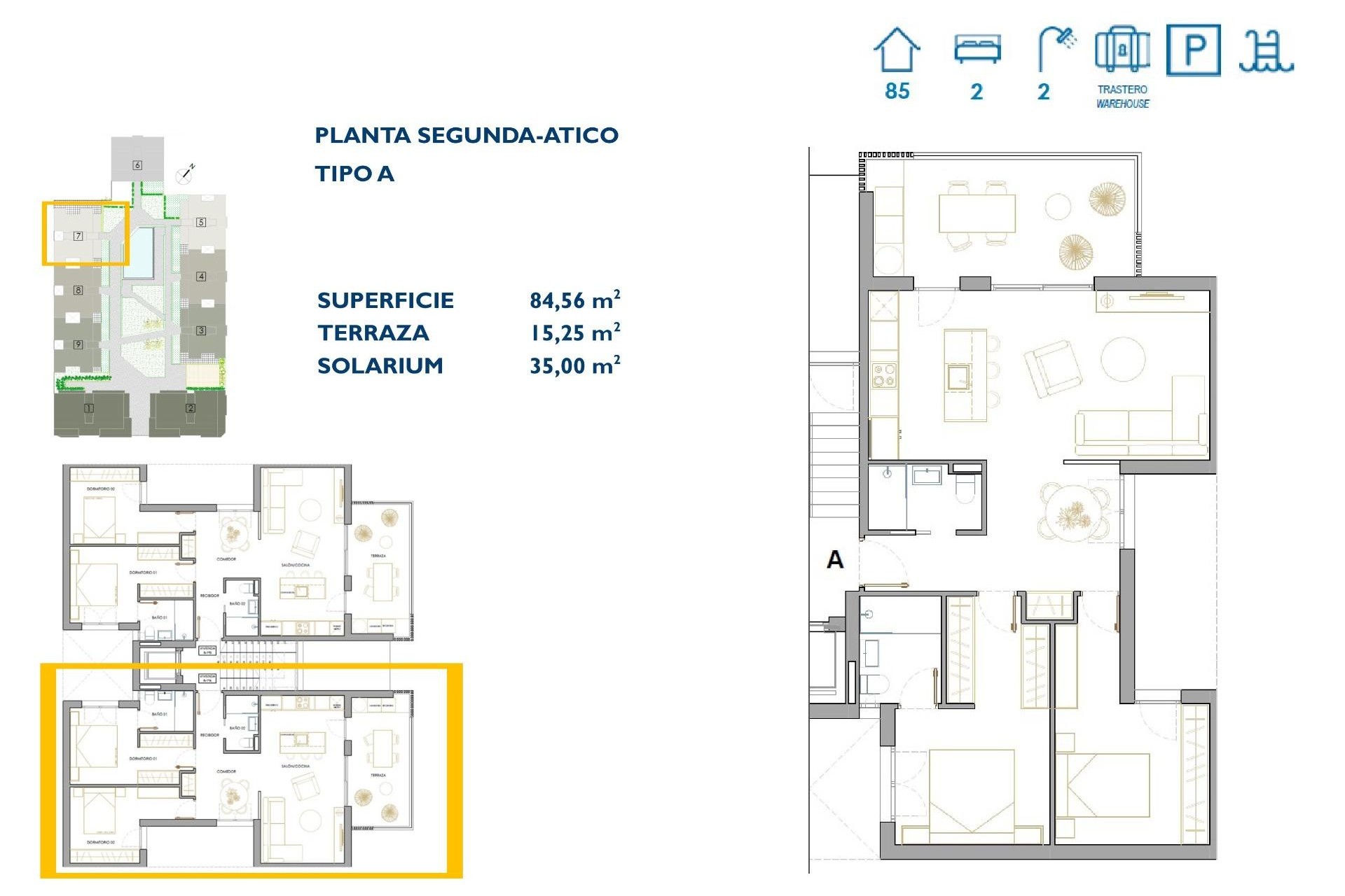 Neue Gebäude - Penthouse -
San Pedro del Pinatar - Pueblo