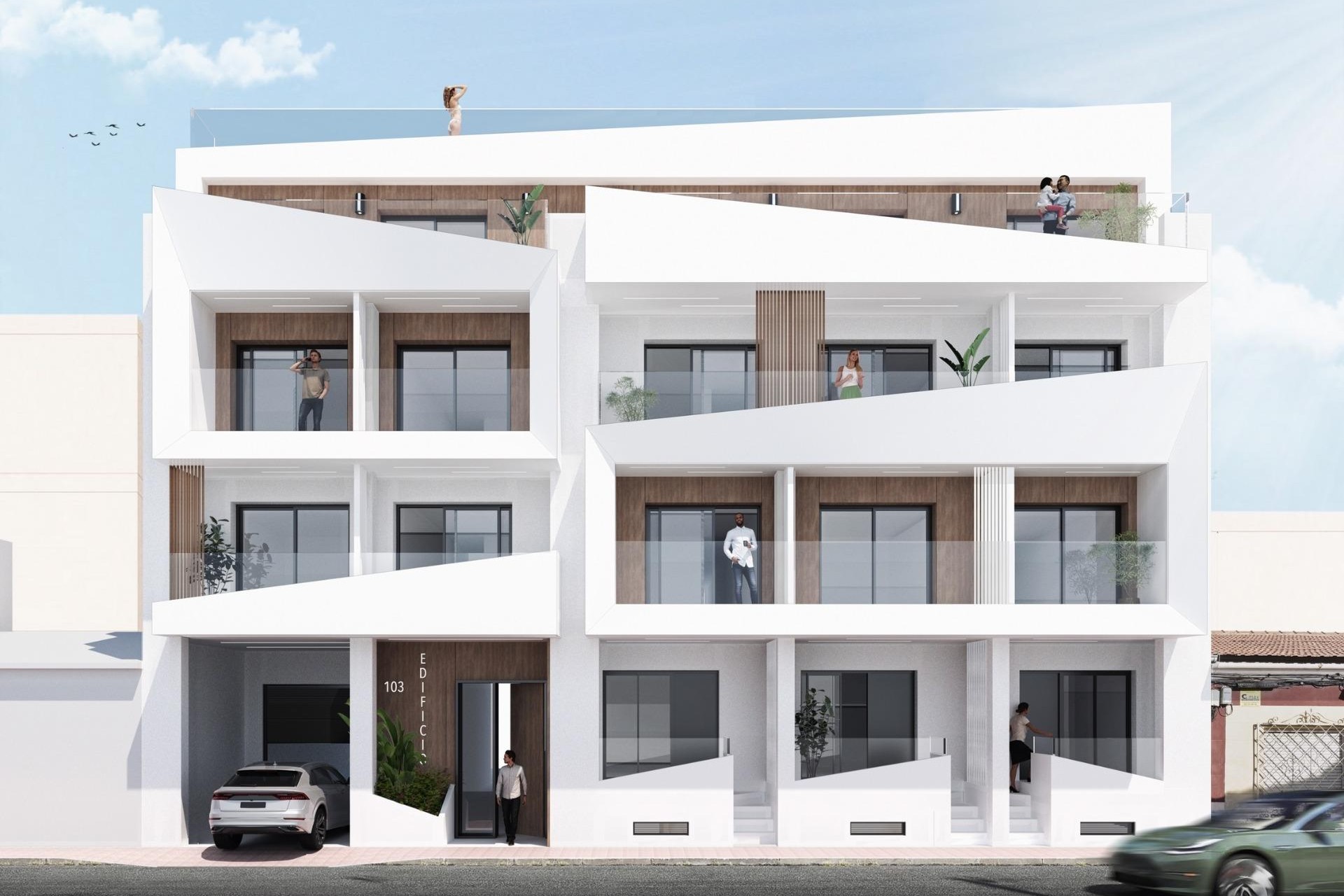 Neue Gebäude - Penthouse -
Torrevieja - Playa del Cura