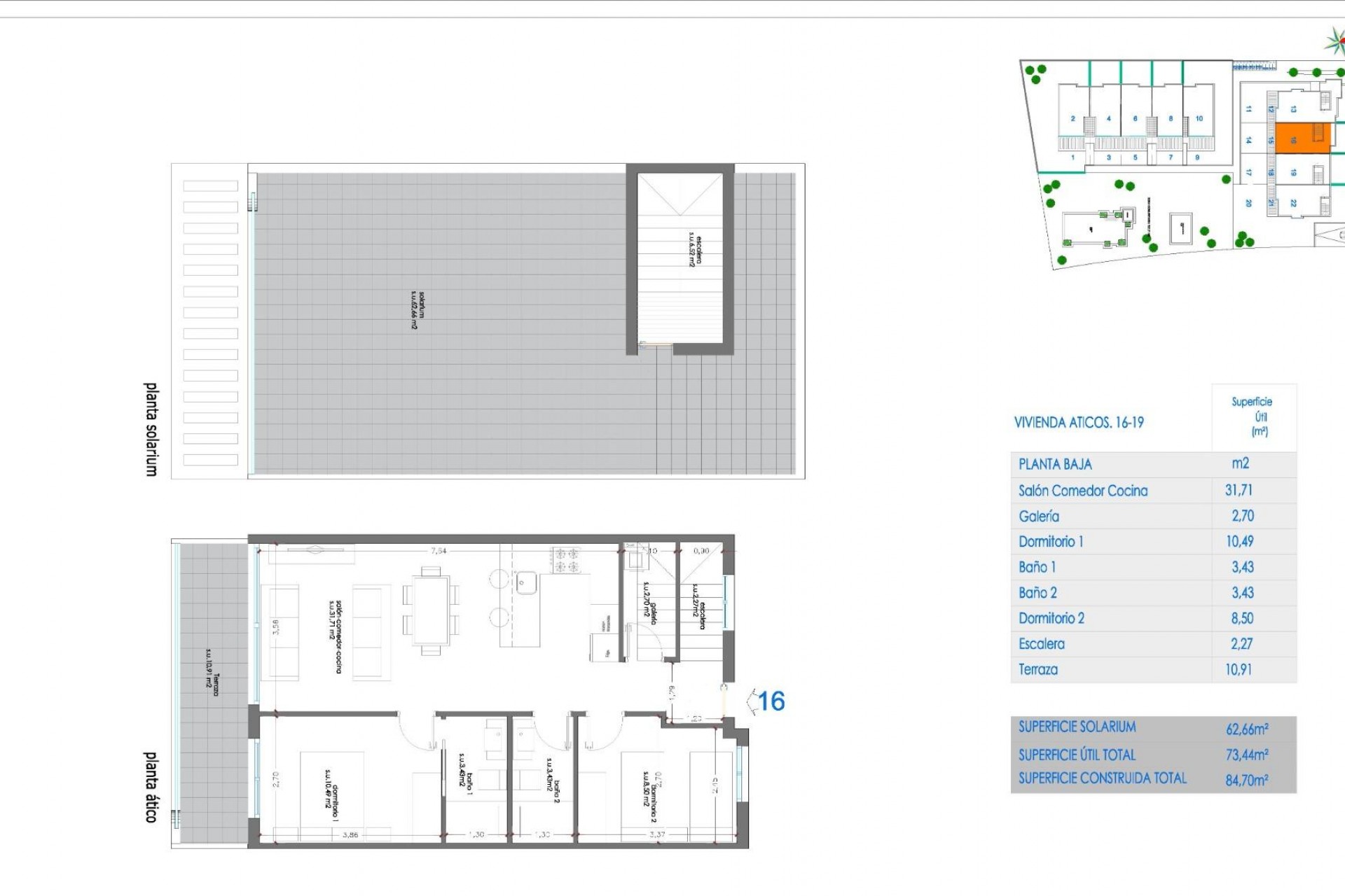 Neue Gebäude - Penthouse -
Torrevieja - Punta prima