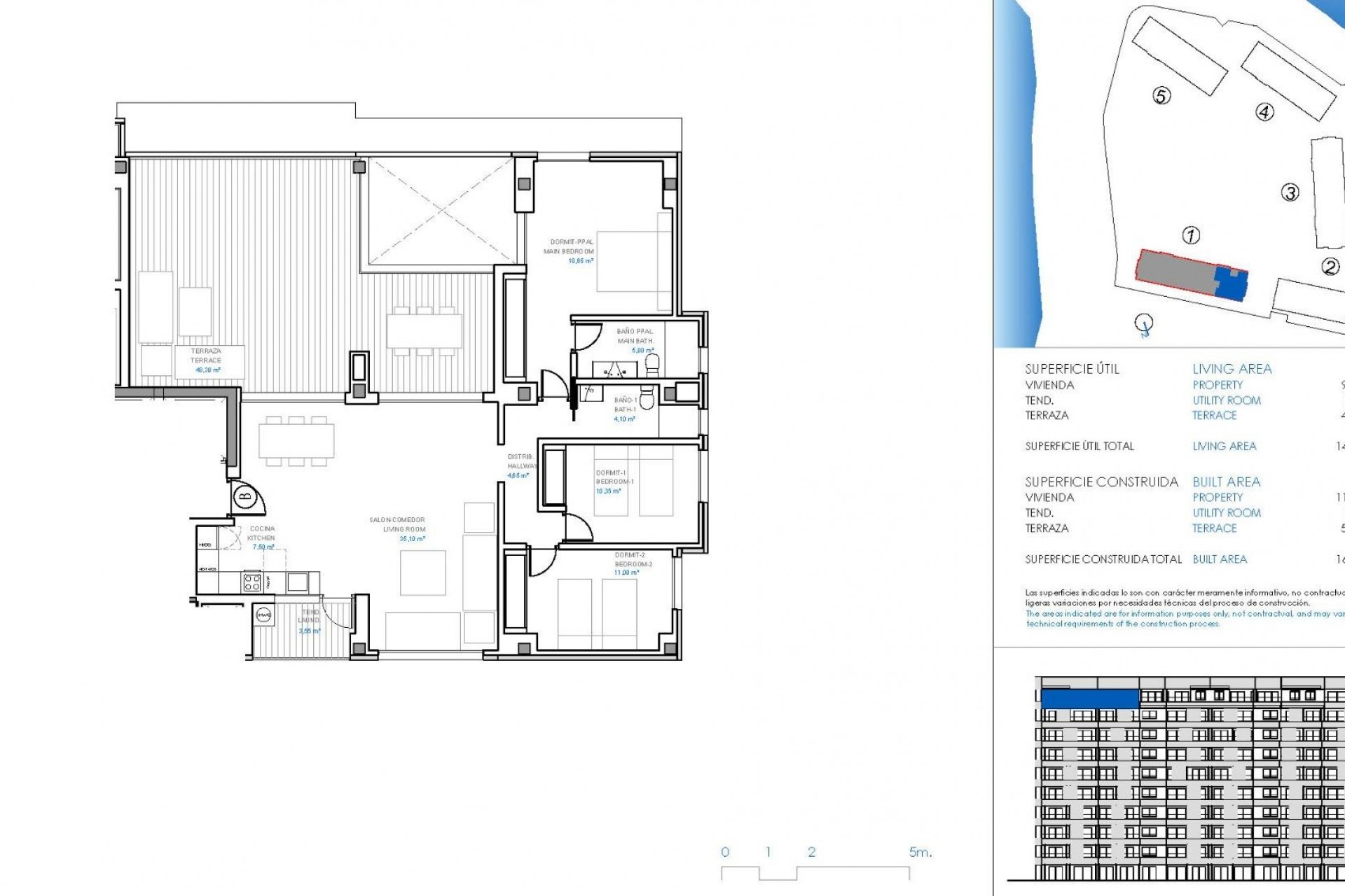 Neue Gebäude - Penthouse -
Torrevieja - Punta prima