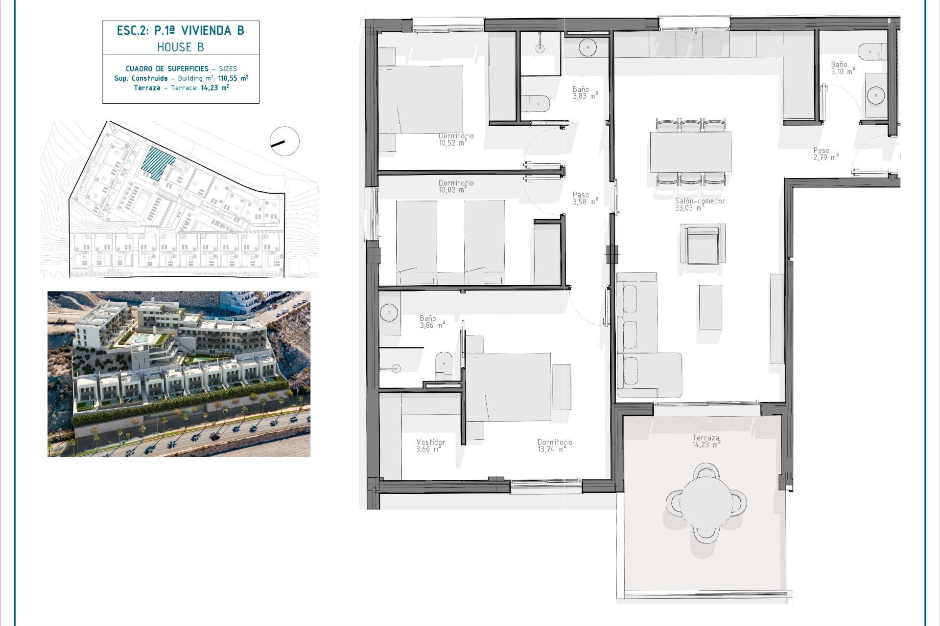 Neue Gebäude - Wohnung -
Aguilas - El Hornillo