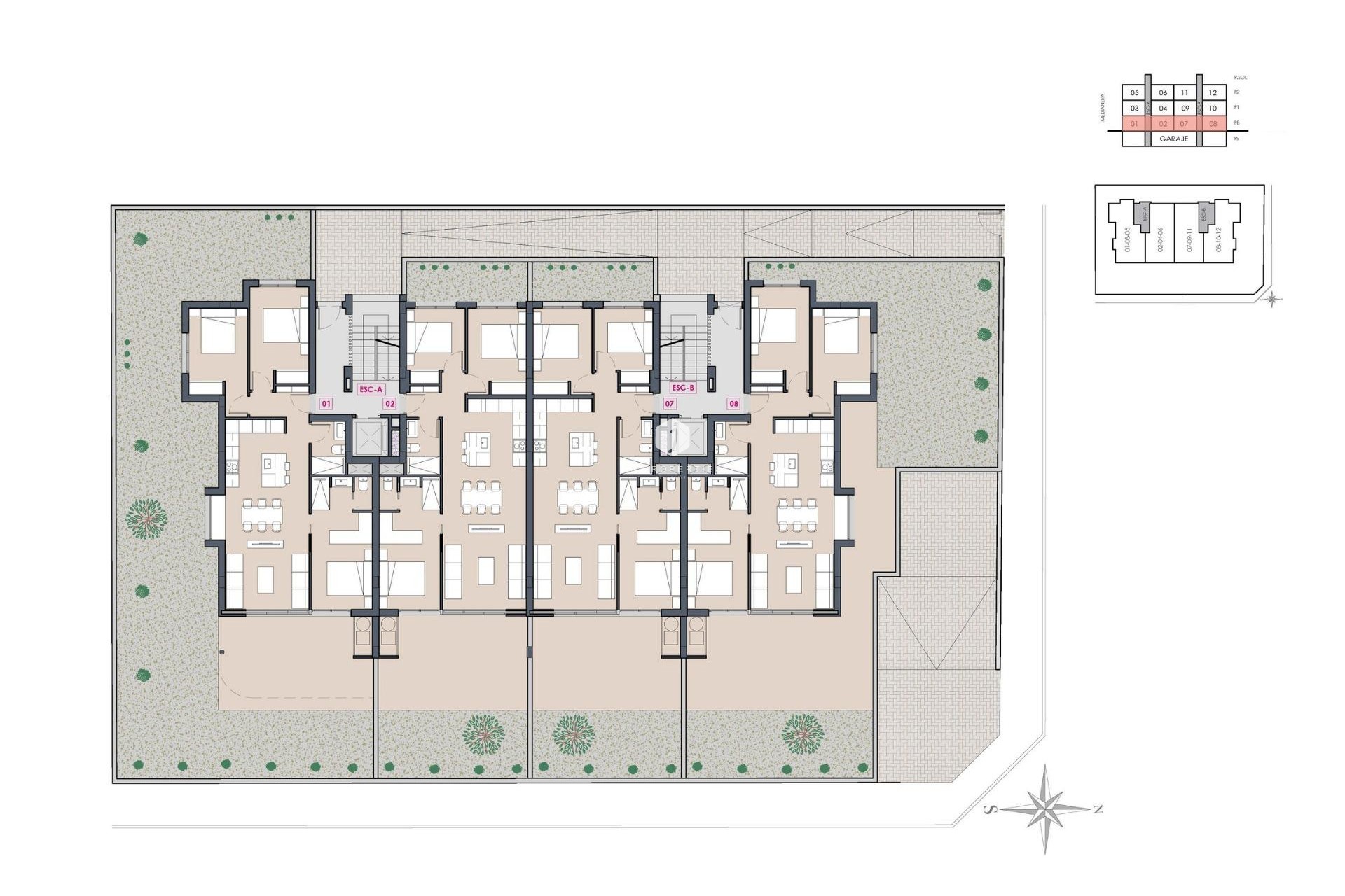 Neue Gebäude - Wohnung -
Benijofar