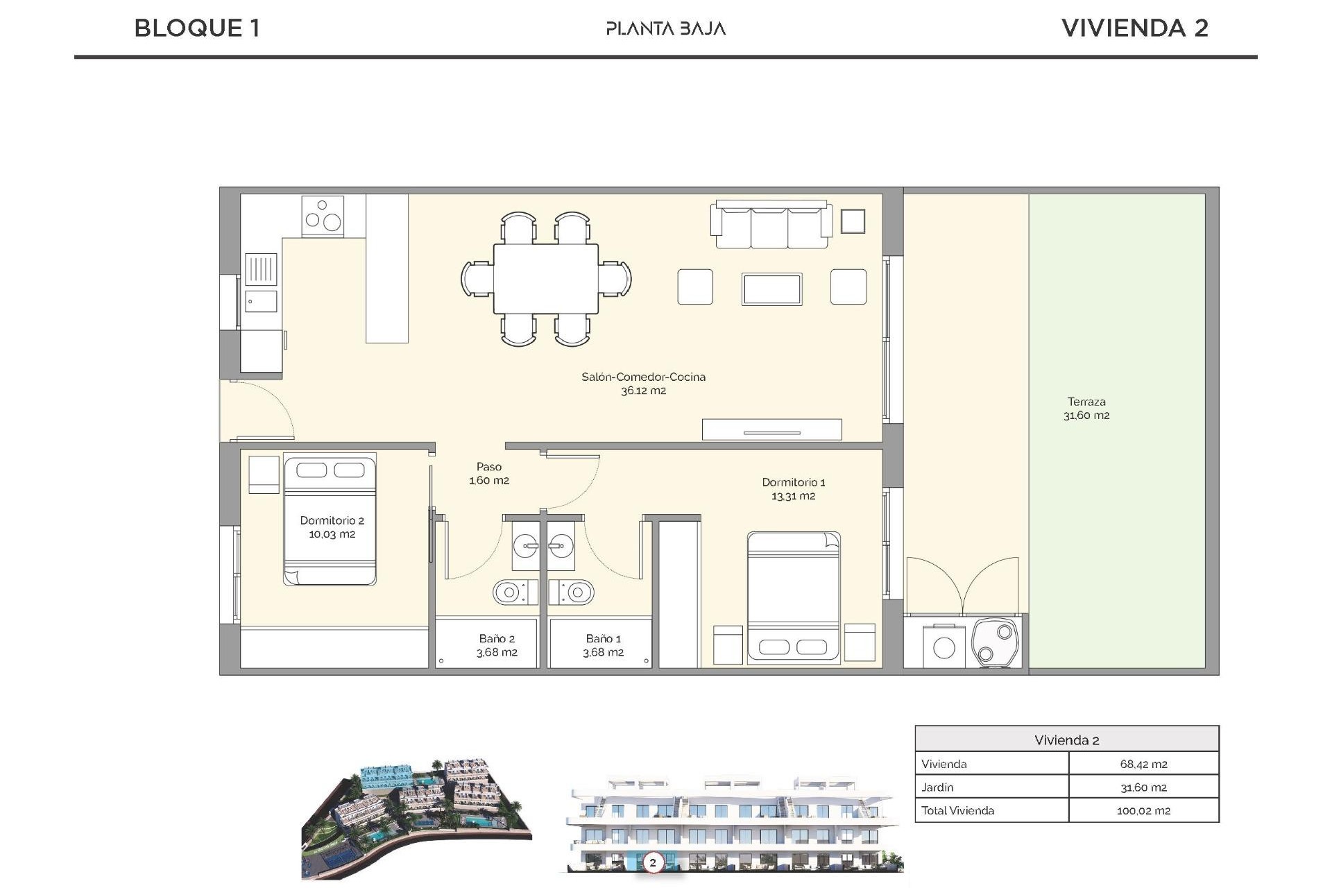 Neue Gebäude - Wohnung -
Finestrat - Golf piug campana