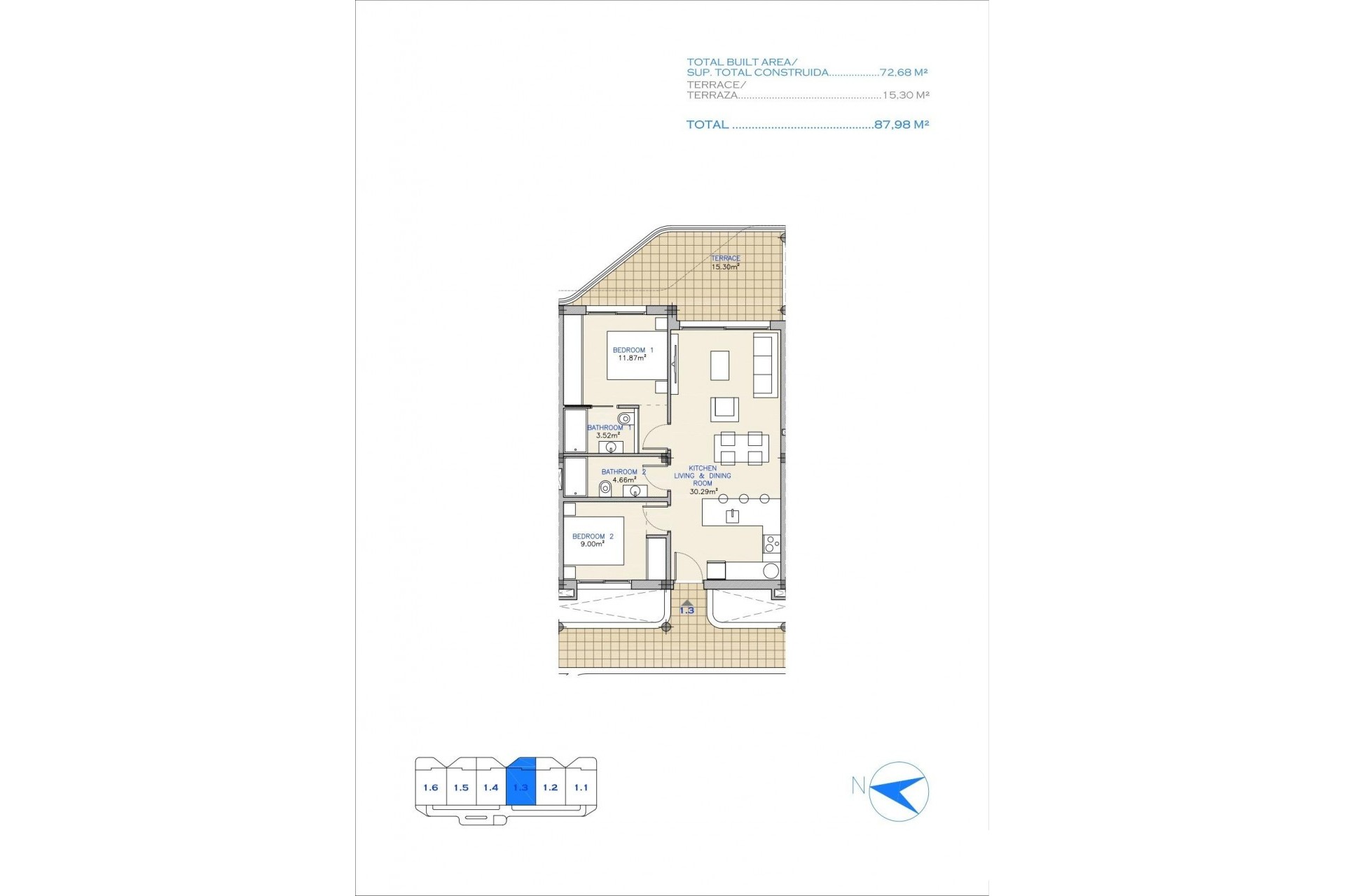 Neue Gebäude - Wohnung -
Los Alcazares - Serena Golf