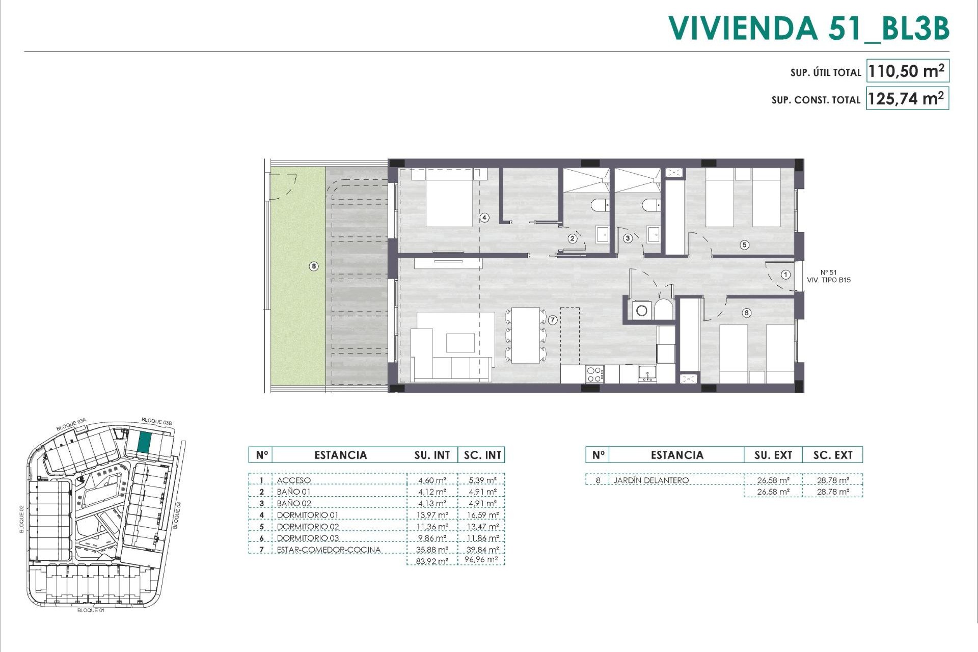 Neue Gebäude - Wohnung -
Monforte del Cid - Alenda Golf