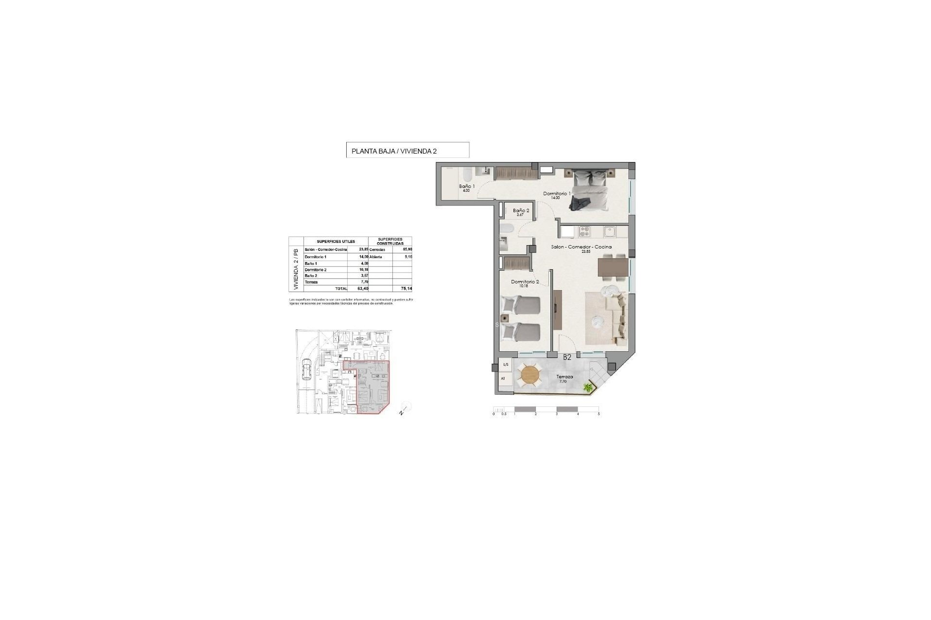 Neue Gebäude - Wohnung -
Santa Pola - Centro