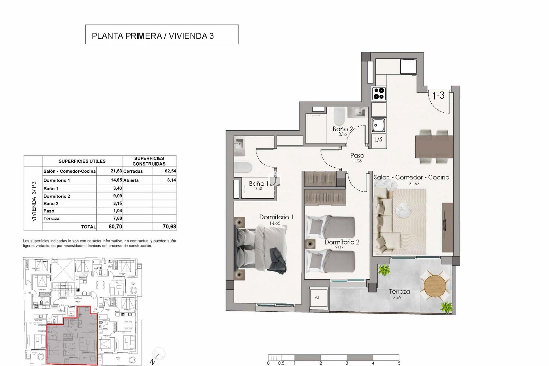 Neue Gebäude - Wohnung -
Santa Pola - Centro