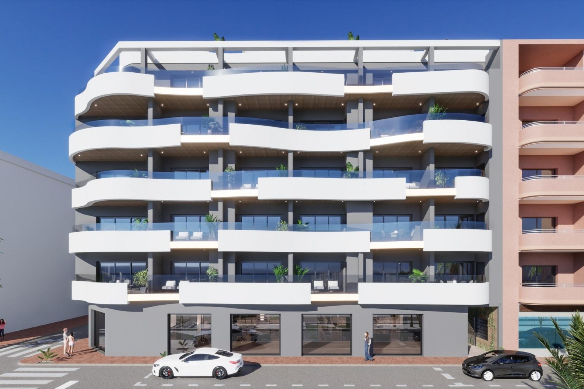 Neue Gebäude - Wohnung -
Torrevieja - Habaneras