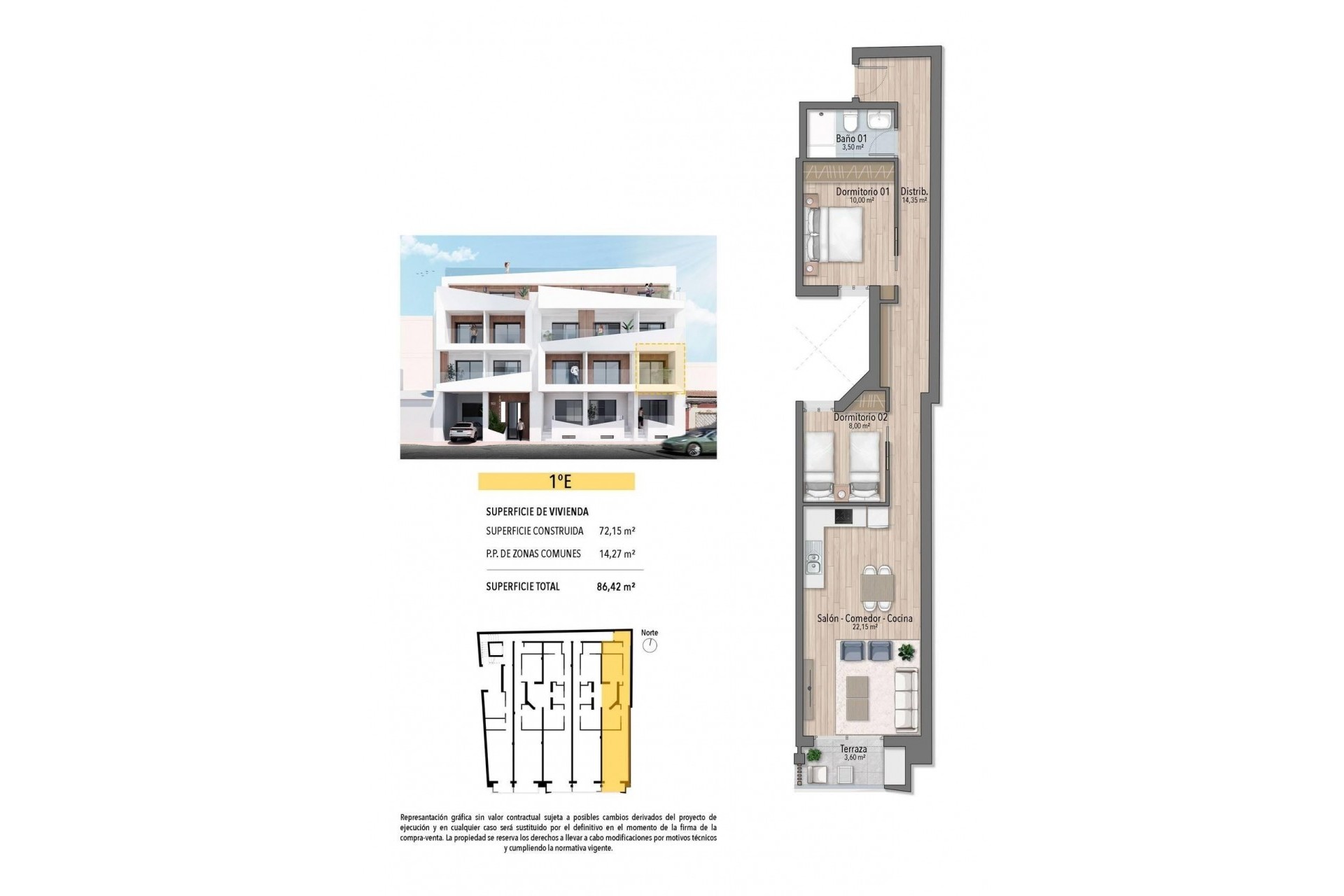 Neue Gebäude - Wohnung -
Torrevieja - Playa del Cura