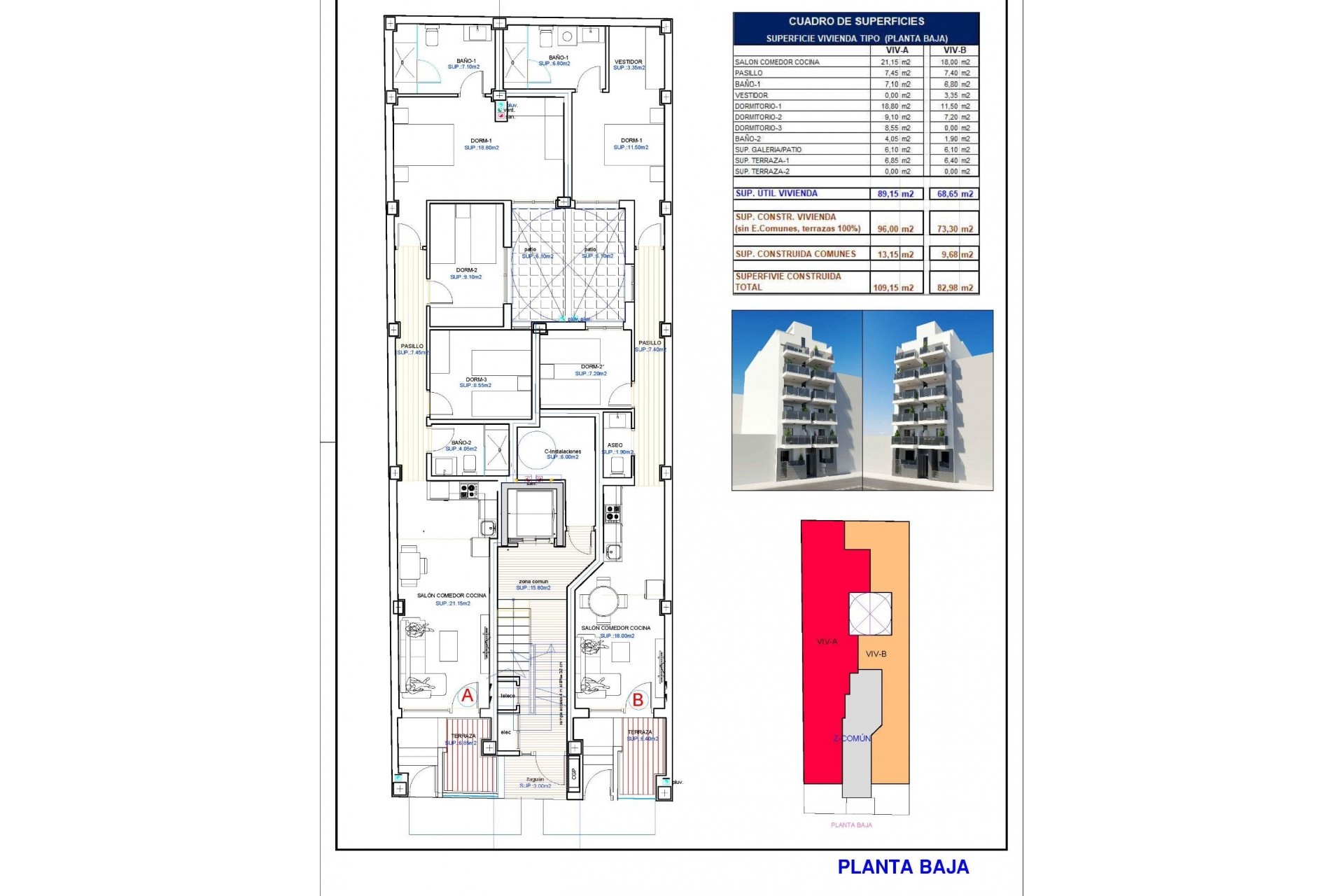 Neue Gebäude - Wohnung -
Torrevieja - Playa del Cura