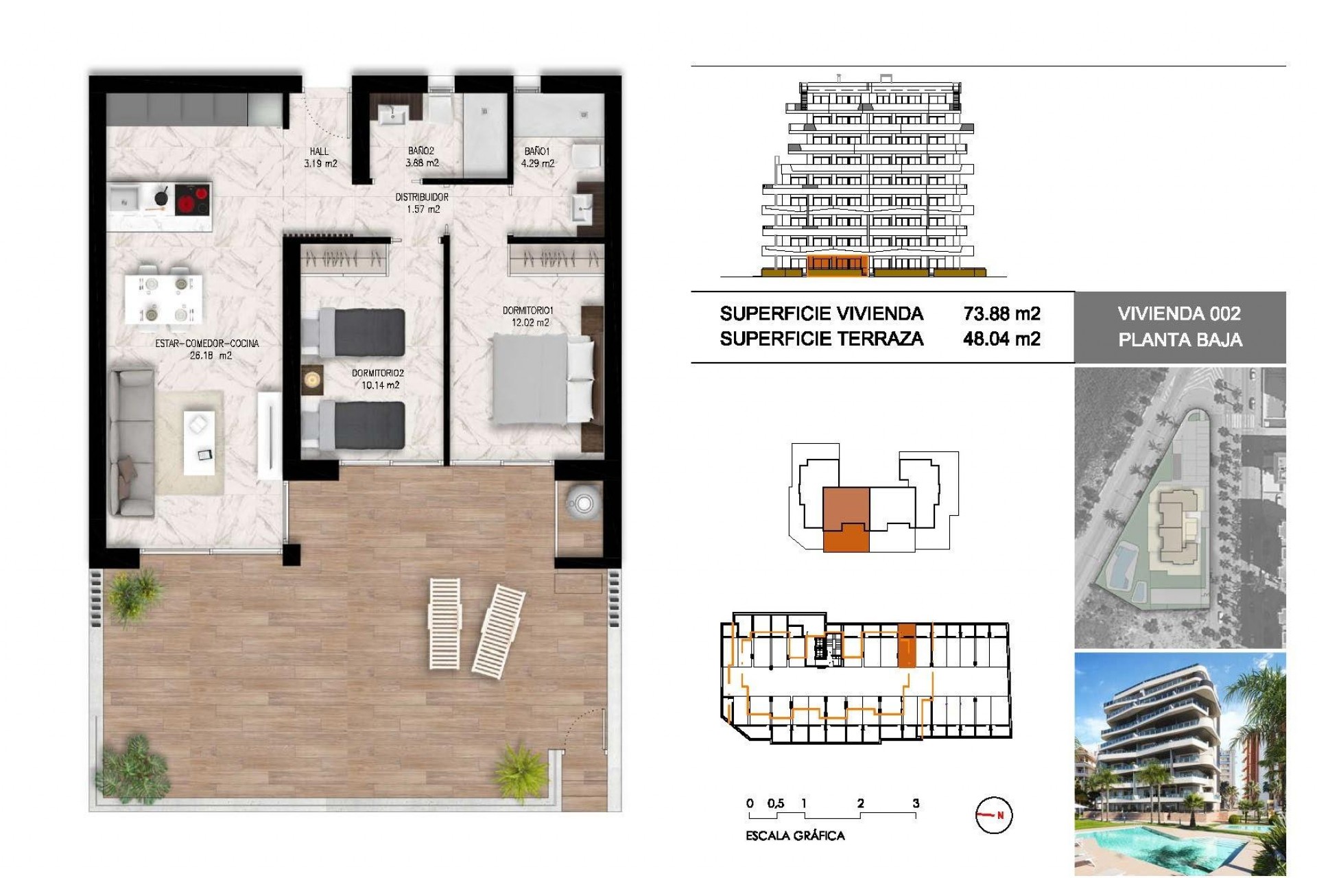 New Build - Apartment / flat -
Guardamar del Segura - Puerto