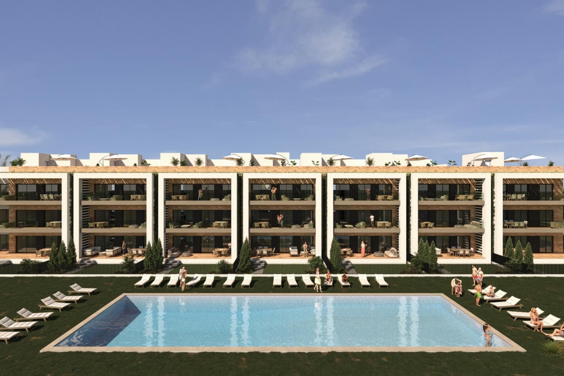 New Build - Apartment / flat -
Los Alcazares - Serena Golf