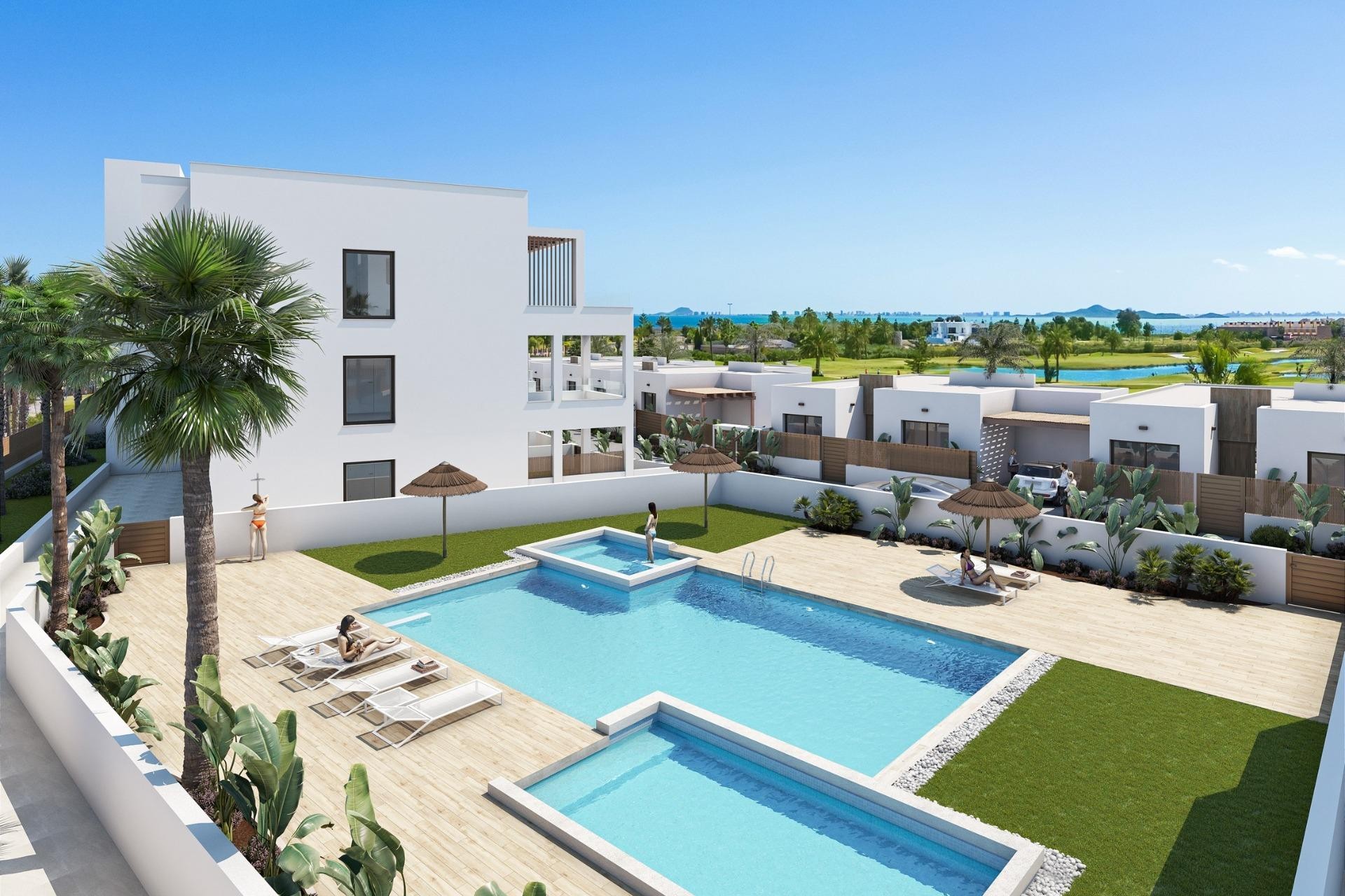 New Build - Apartment / flat -
Los Alcazares - Serena Golf