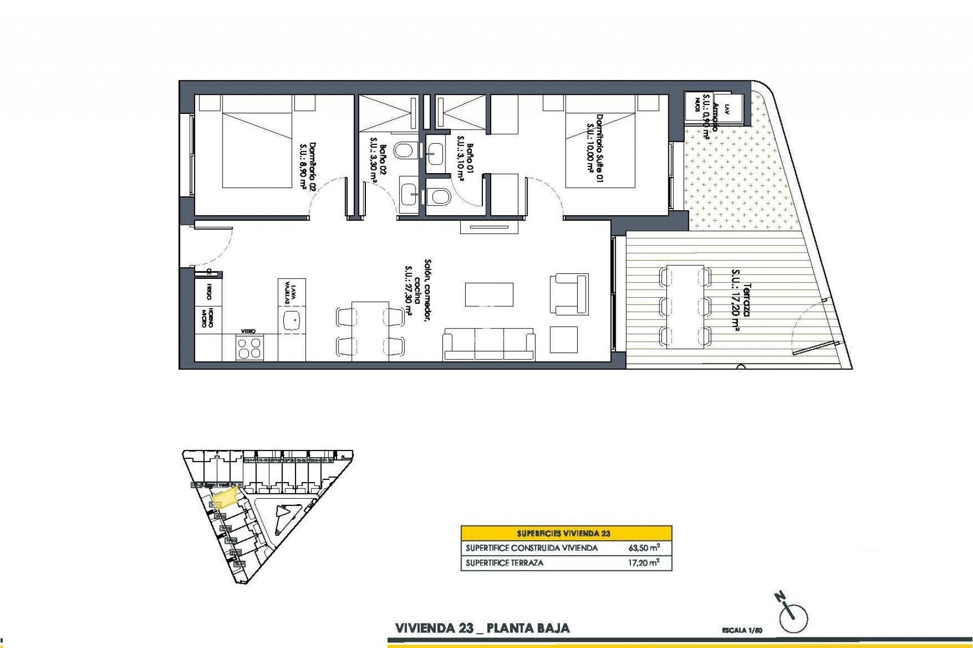 New Build - Bungalow -
San Fulgencio - Pueblo