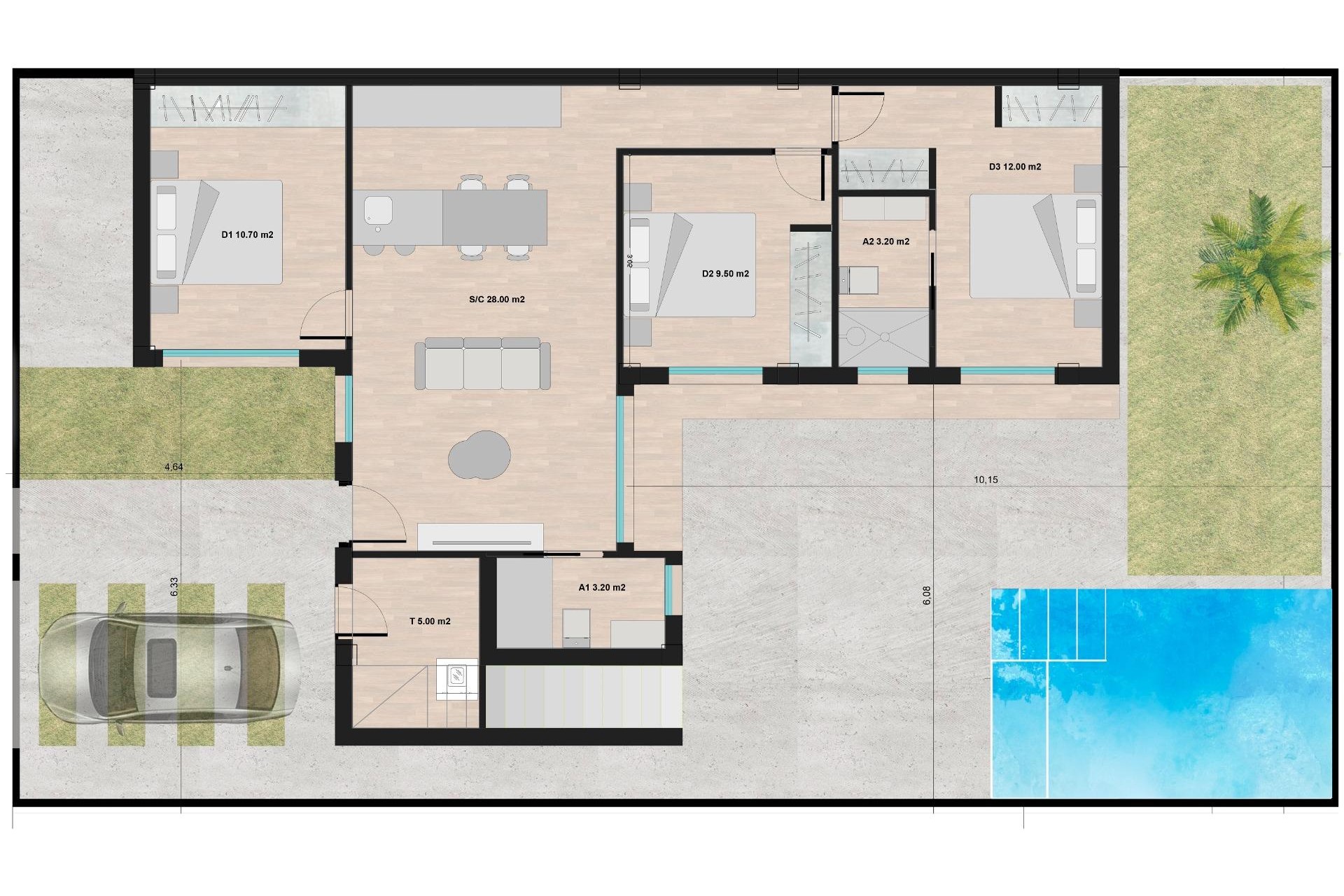 New Build - Chalet -
Torre Pacheco - Roldán