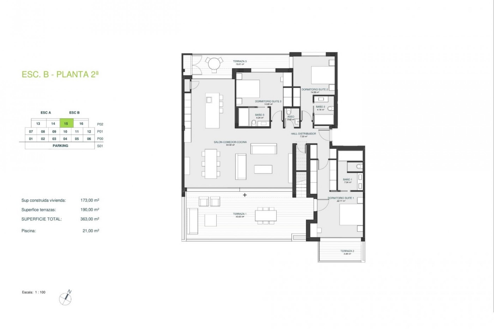 New Build - Penthouse -
Orihuela - Las Colinas Golf