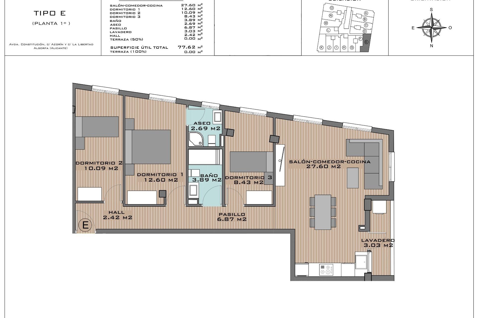 Nieuwbouw Woningen - Appartement / flat -
Algorfa - Pueblo