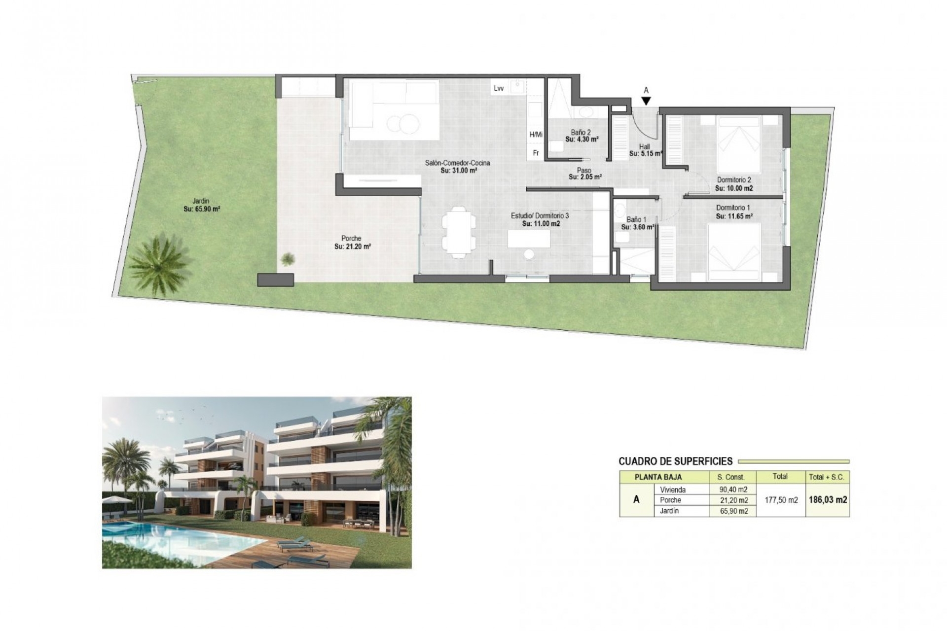 Nieuwbouw Woningen - Appartement / flat -
Alhama De Murcia - Condado De Alhama Resort