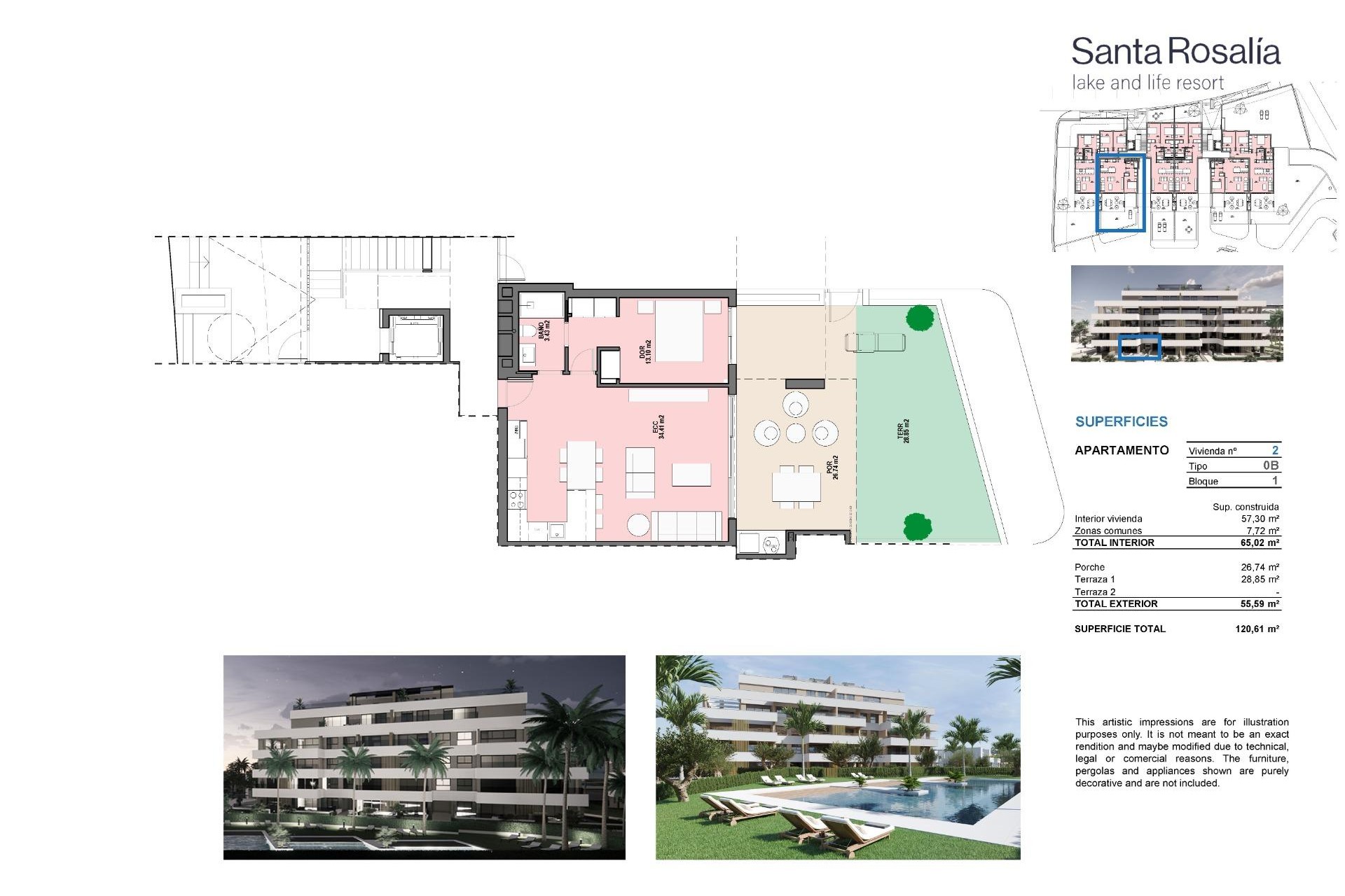 Nieuwbouw Woningen - Appartement / flat -
Torre Pacheco - Santa Rosalia Lake And Life Resort