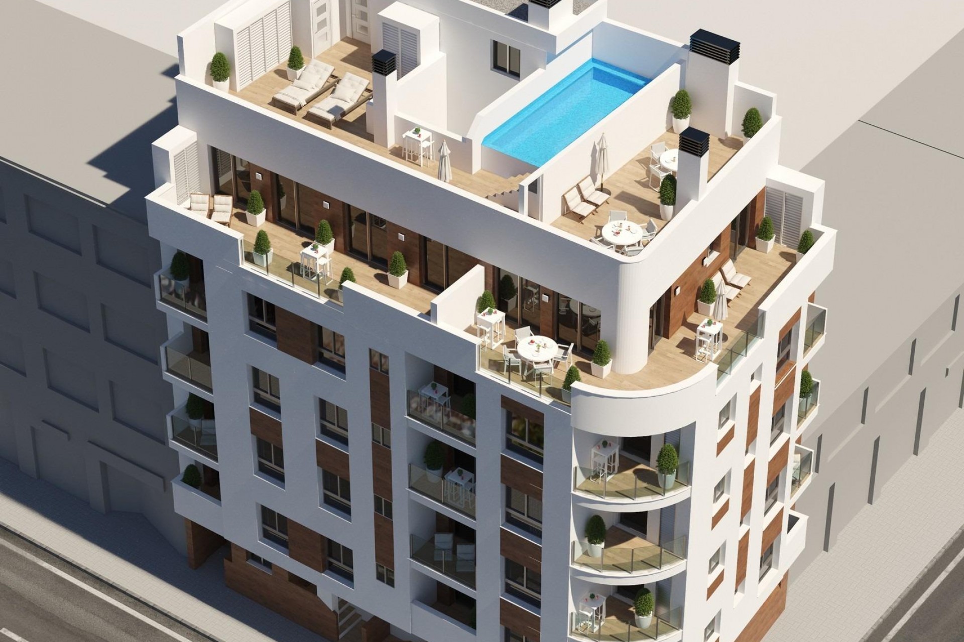 Nieuwbouw Woningen - Appartement / flat -
Torrevieja - Centro