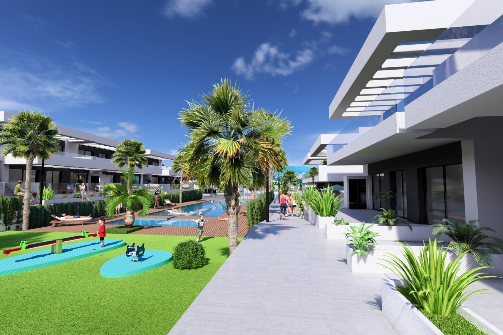 Nieuwbouw Woningen - Bungalow -
Algorfa - La finca golf