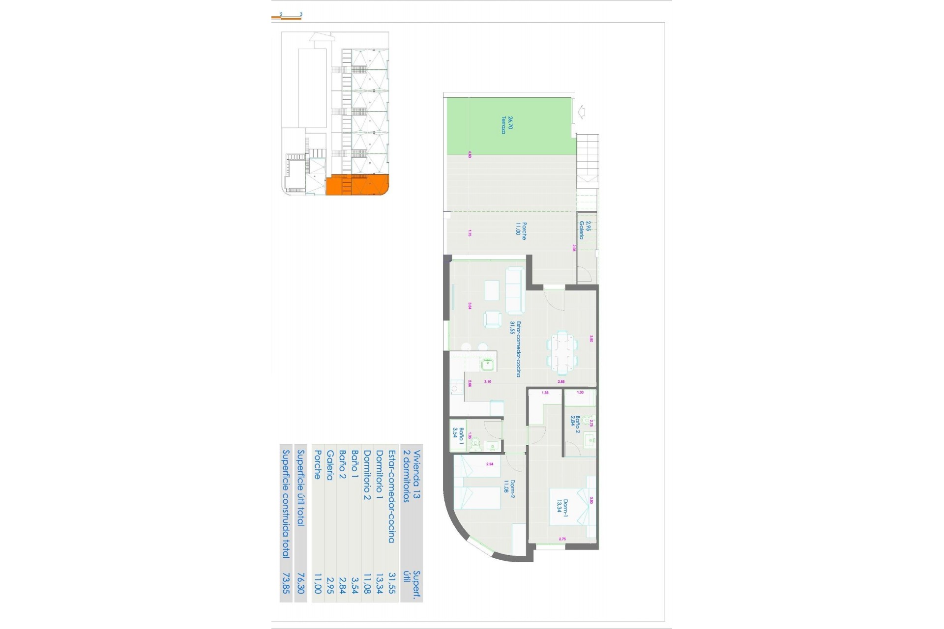 Nieuwbouw Woningen - Bungalow -
Orihuela Costa - PAU 26