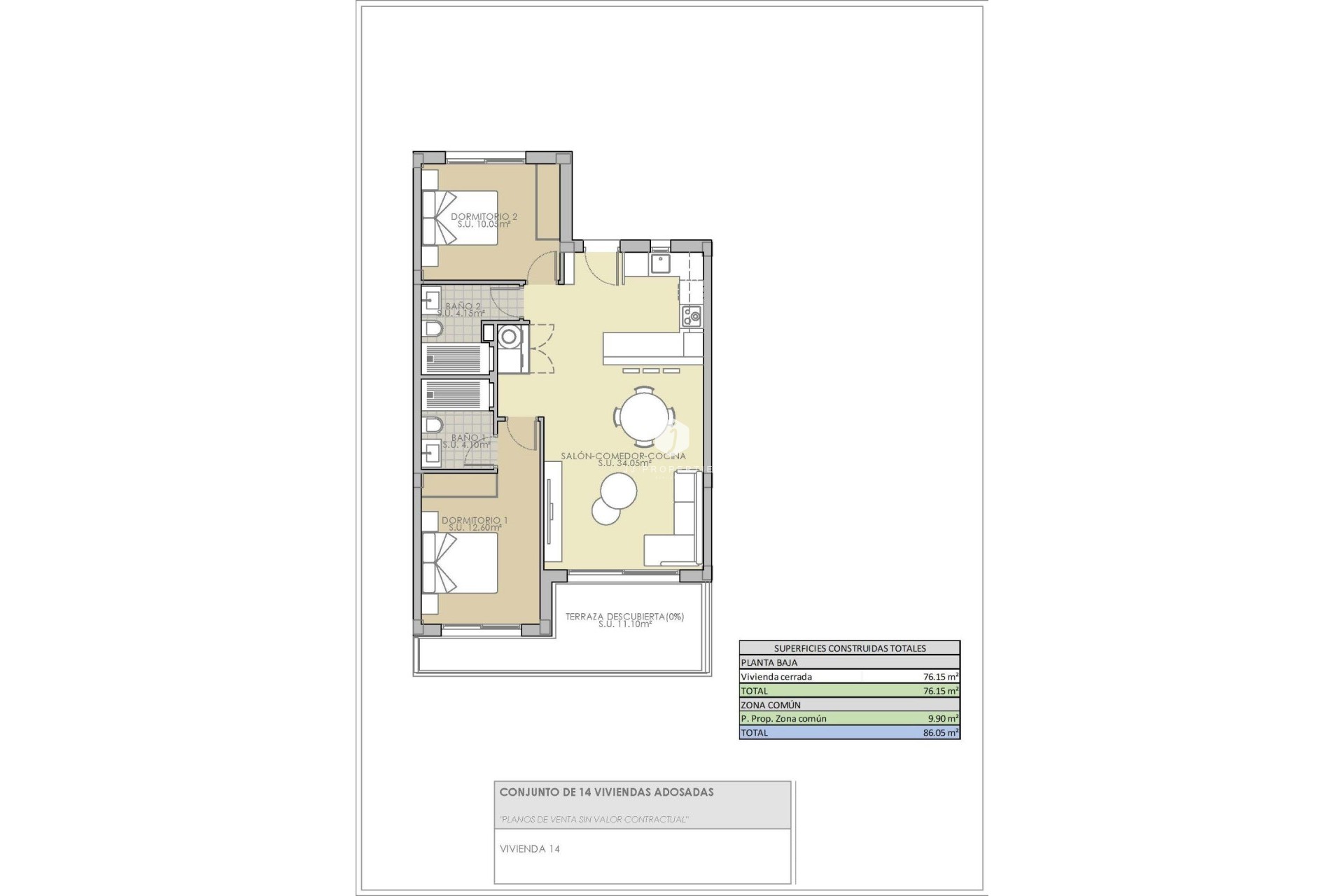 Nieuwbouw Woningen - Bungalow -
Rojales - Pueblo