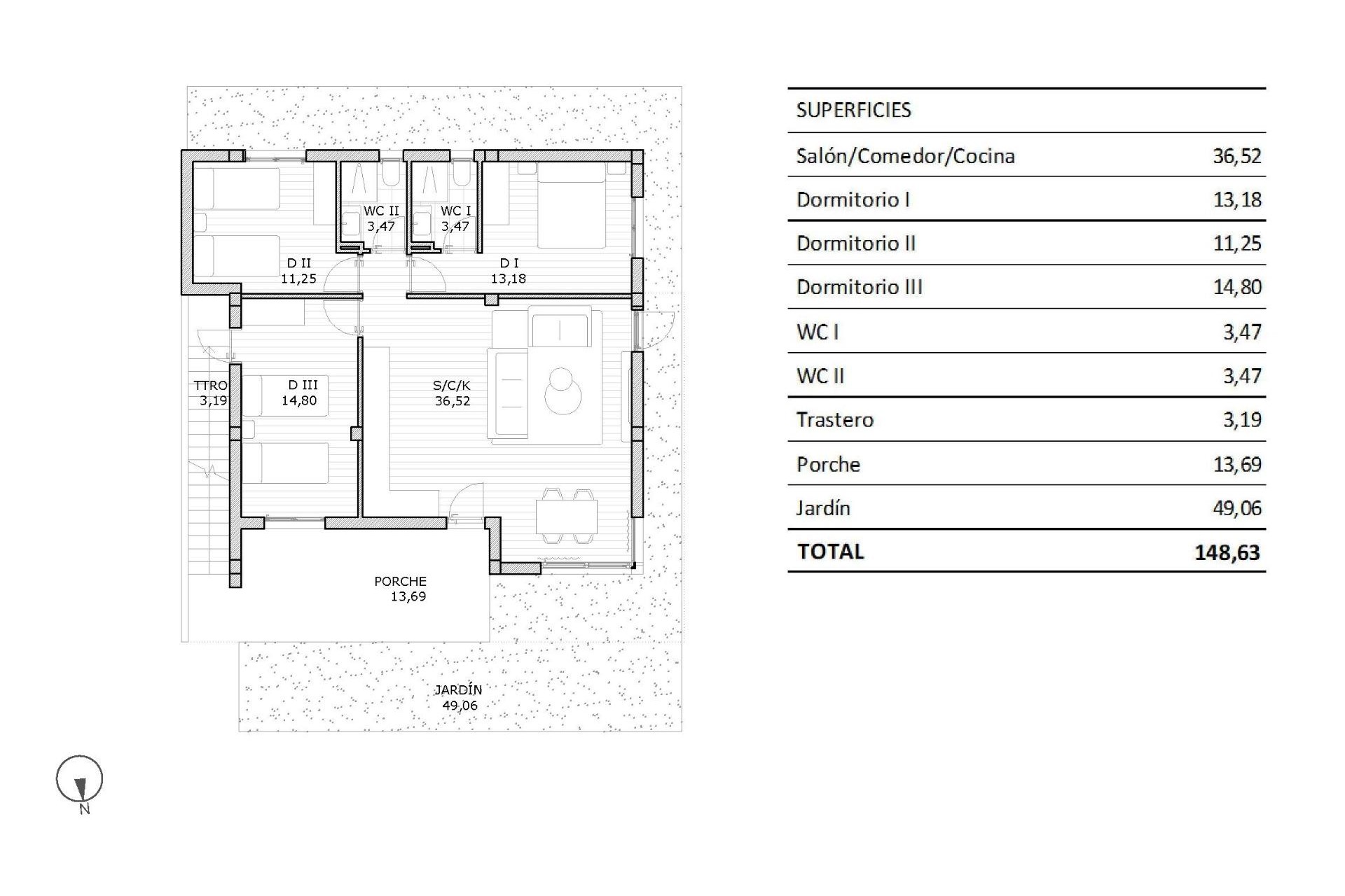 Nieuwbouw Woningen - Bungalow -
San Miguel de Salinas - Pueblo