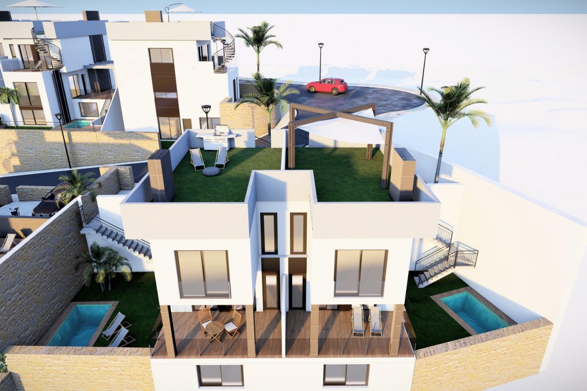 Nieuwbouw Woningen - Chalet -
Algorfa - La finca golf