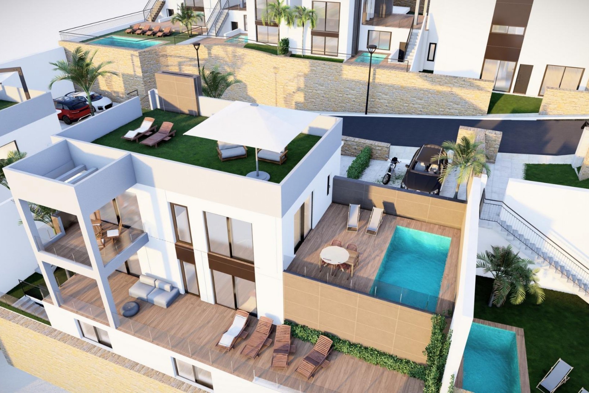 Nieuwbouw Woningen - Chalet -
Algorfa - La finca golf