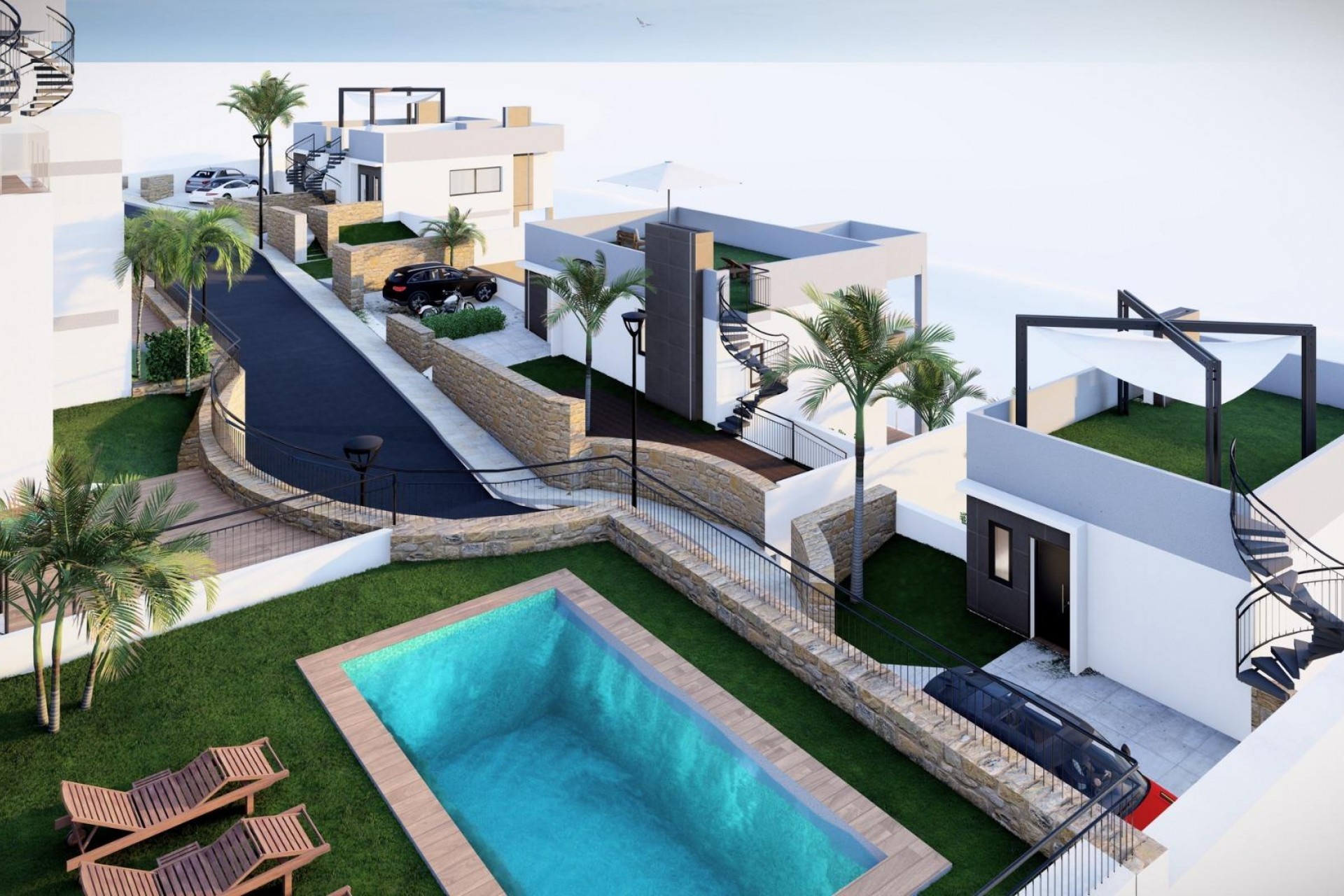 Nieuwbouw Woningen - Chalet -
Algorfa - La finca golf