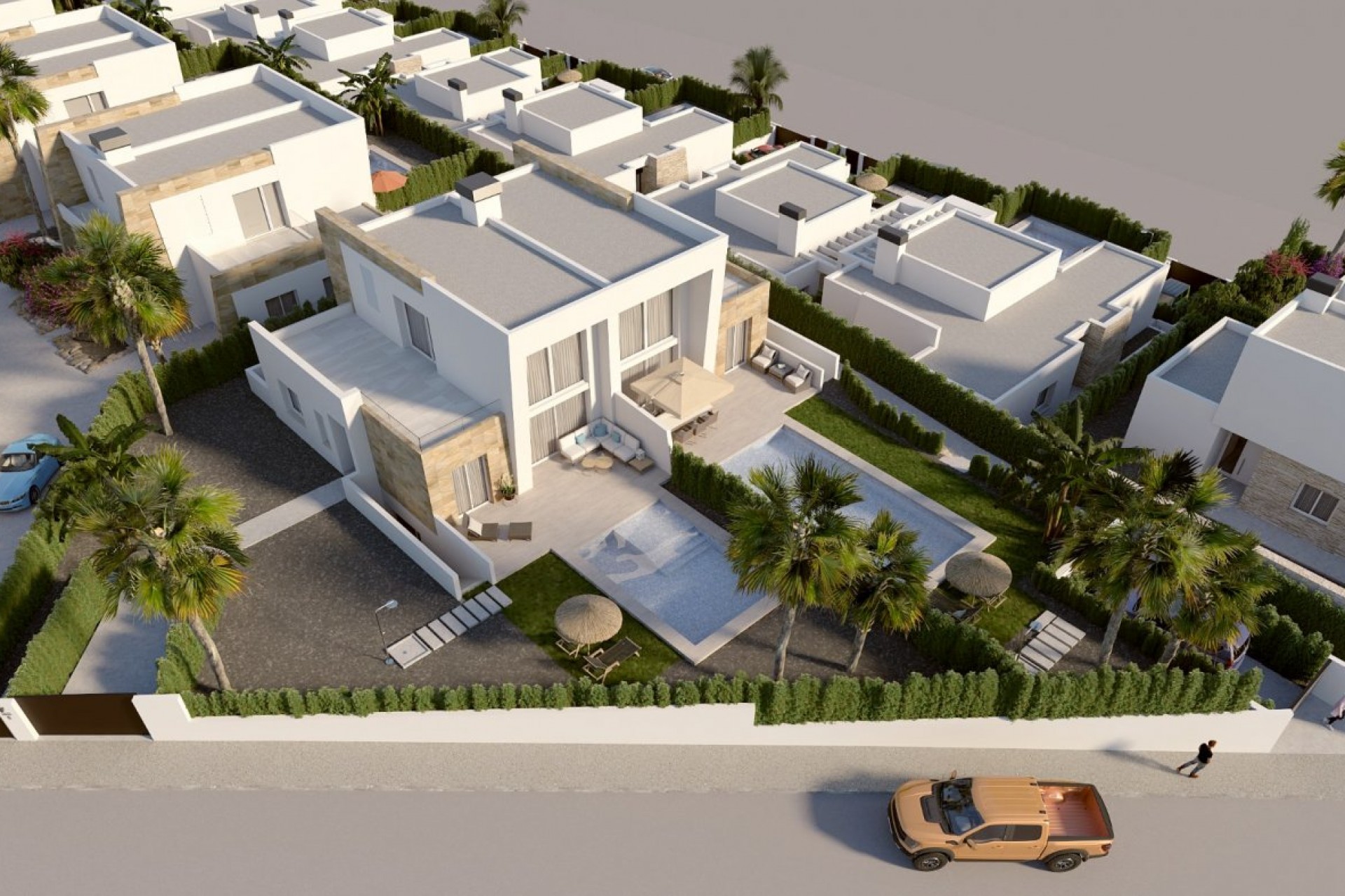 Nieuwbouw Woningen - Chalet -
Algorfa - La finca golf