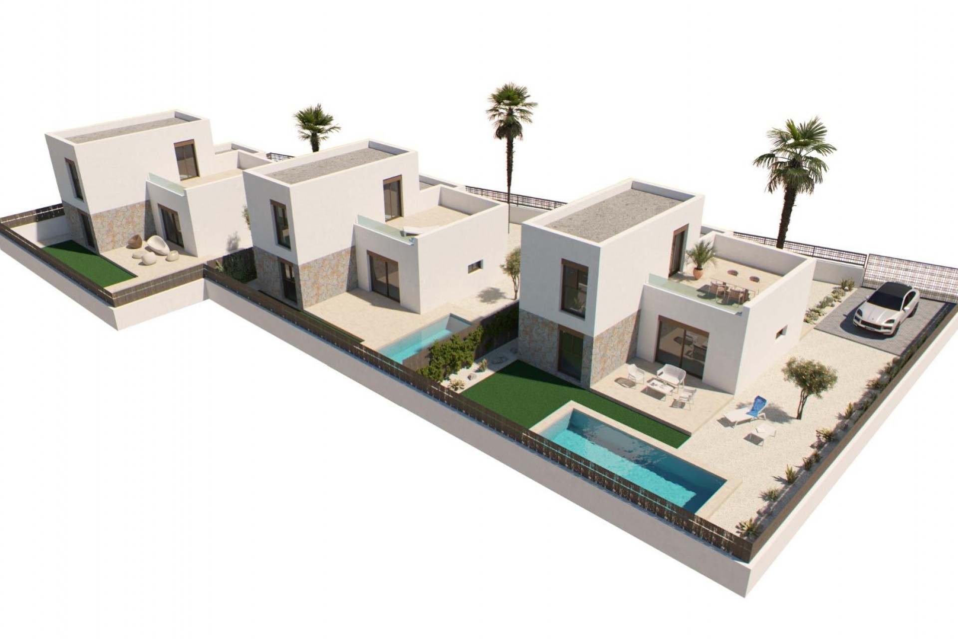 Nieuwbouw Woningen - Chalet -
Algorfa - La finca golf