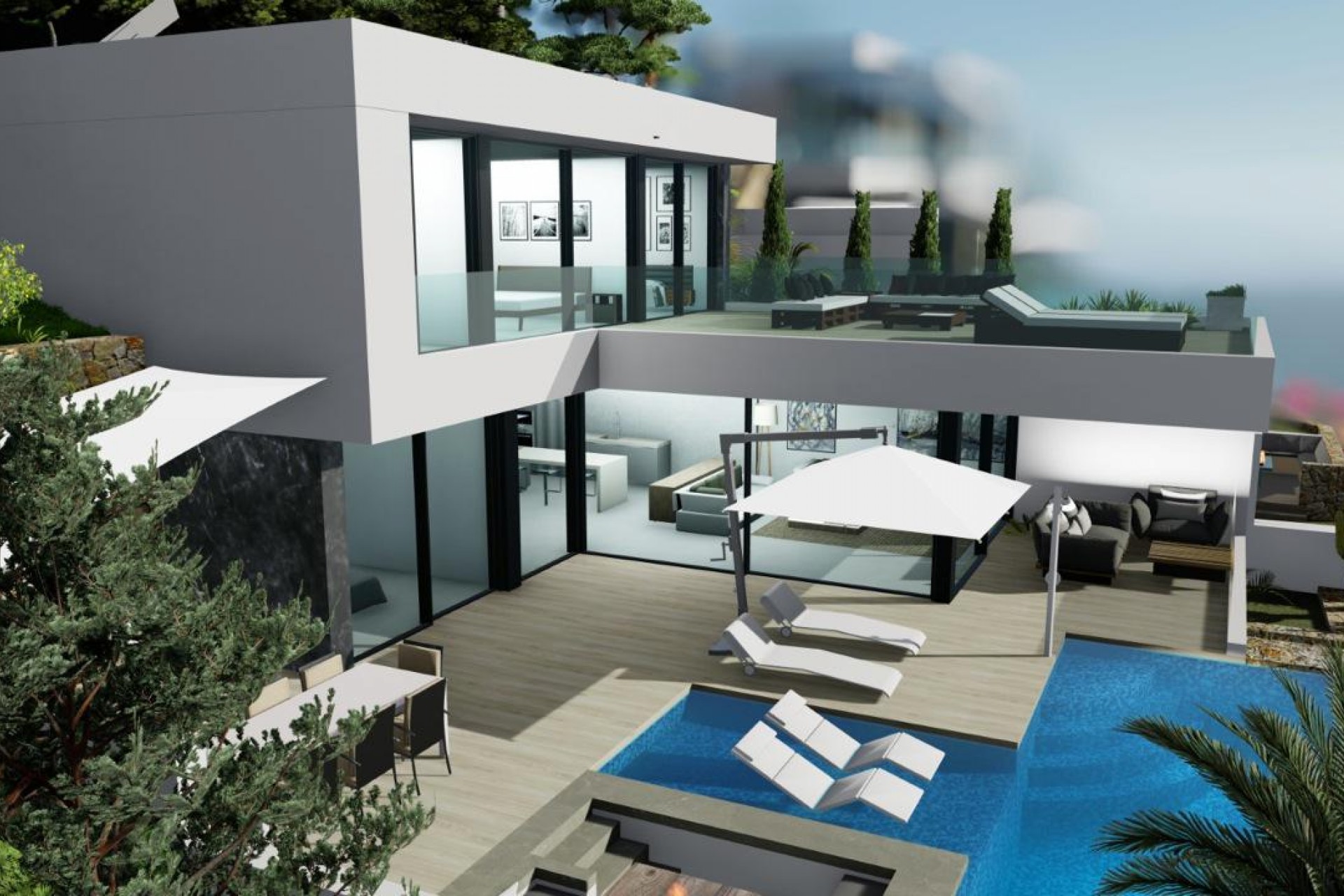 Nieuwbouw Woningen - Chalet -
Calpe - Maryvilla