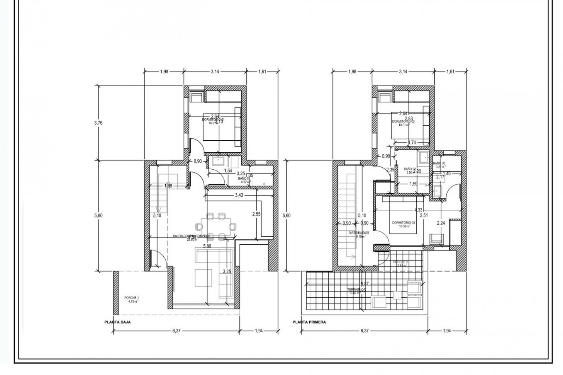 Nieuwbouw Woningen - Chalet -
Los Urrutias - Estrella De Mar