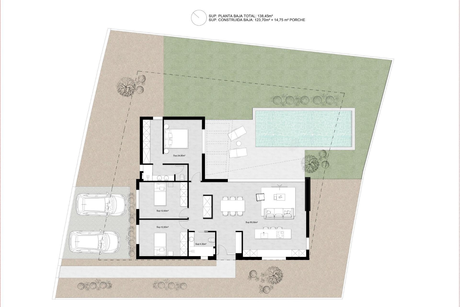 Nieuwbouw Woningen - Chalet -
Molina De Segura - Urb. La Quinta