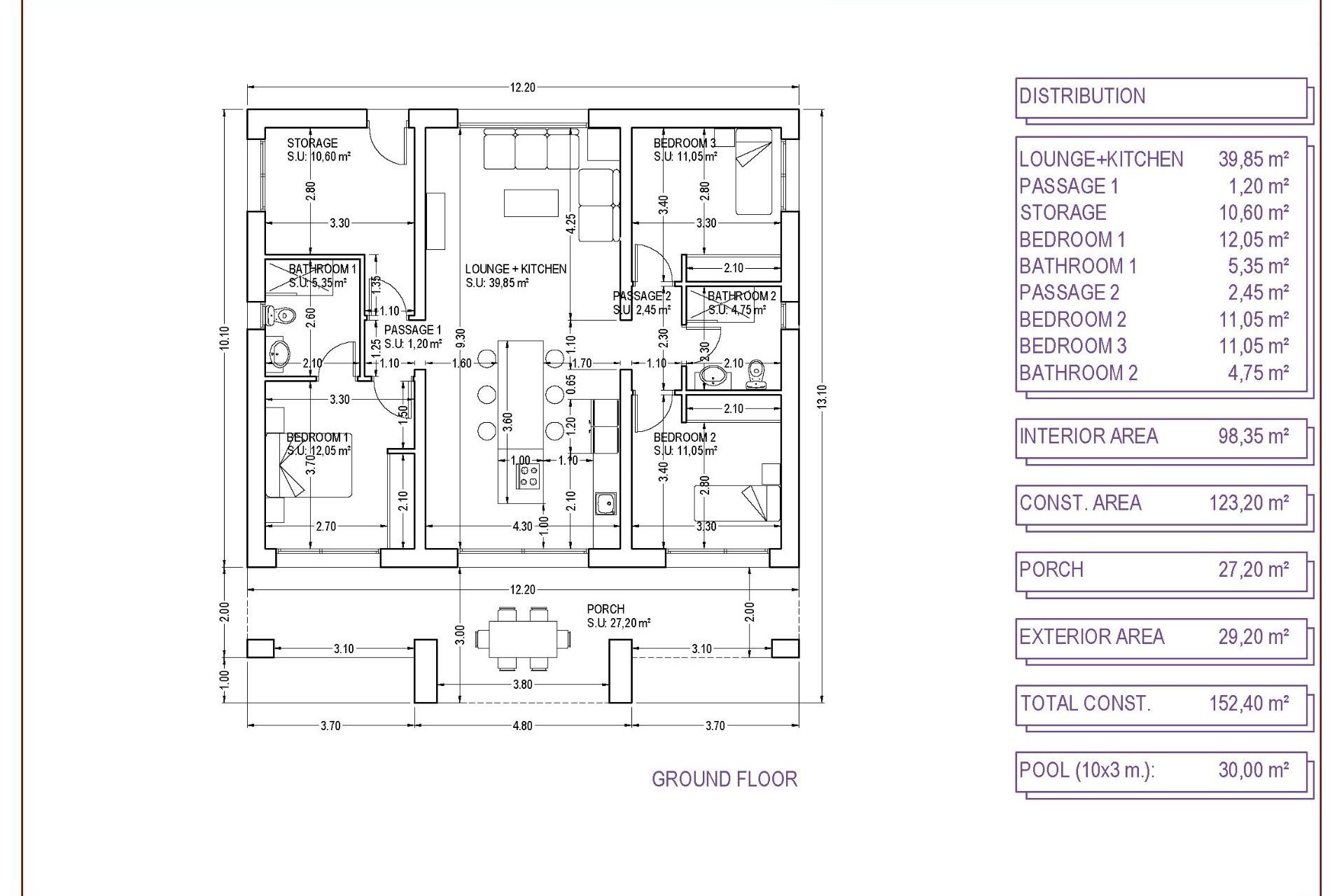 Nieuwbouw Woningen - Chalet -
Pinoso - Campo